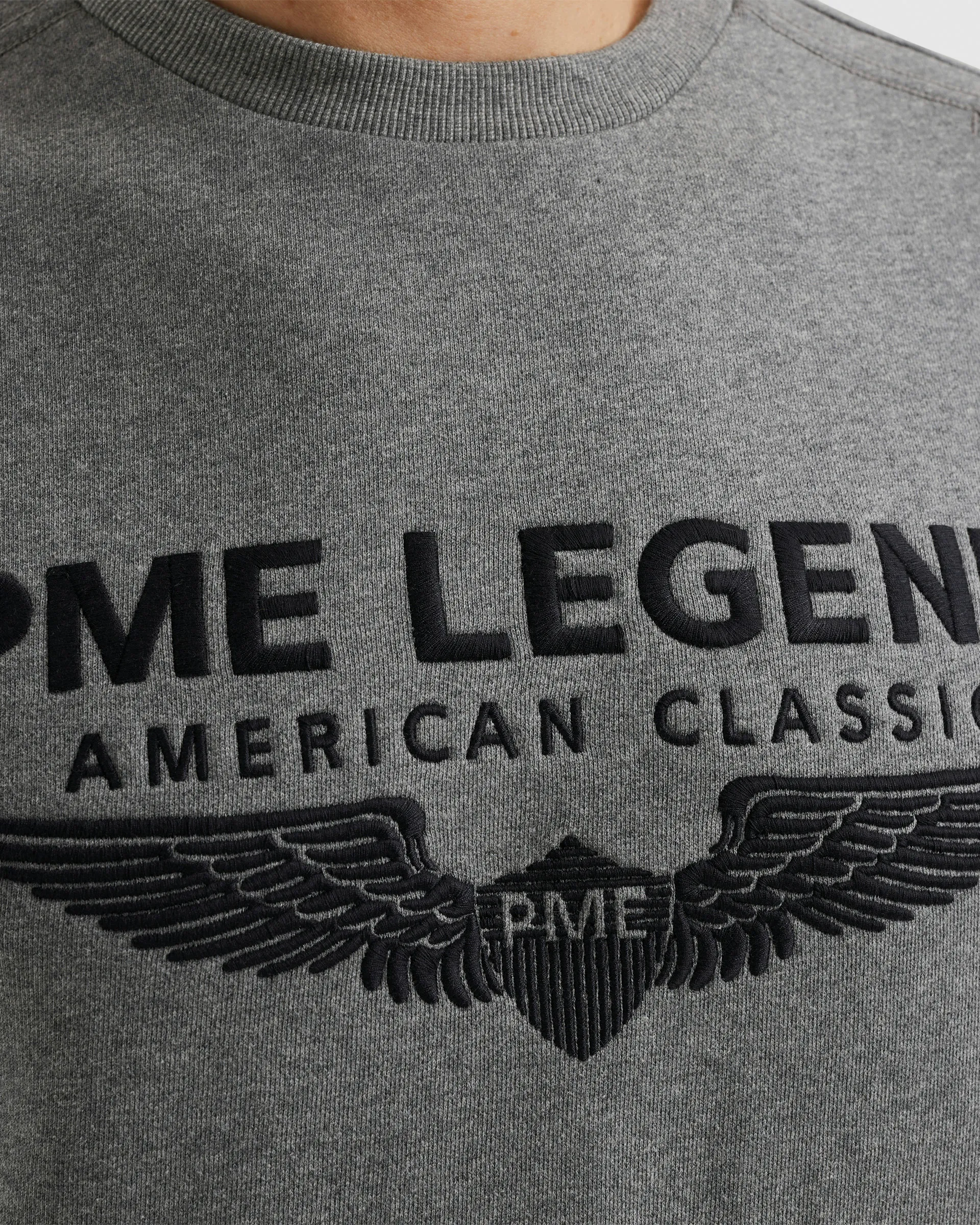 PME Legend Sweatshirt Grijs 103644-001-L