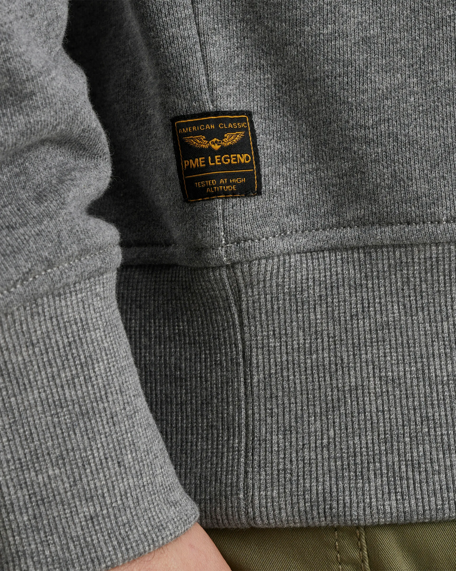 PME Legend Sweatshirt Grijs 103644-001-L