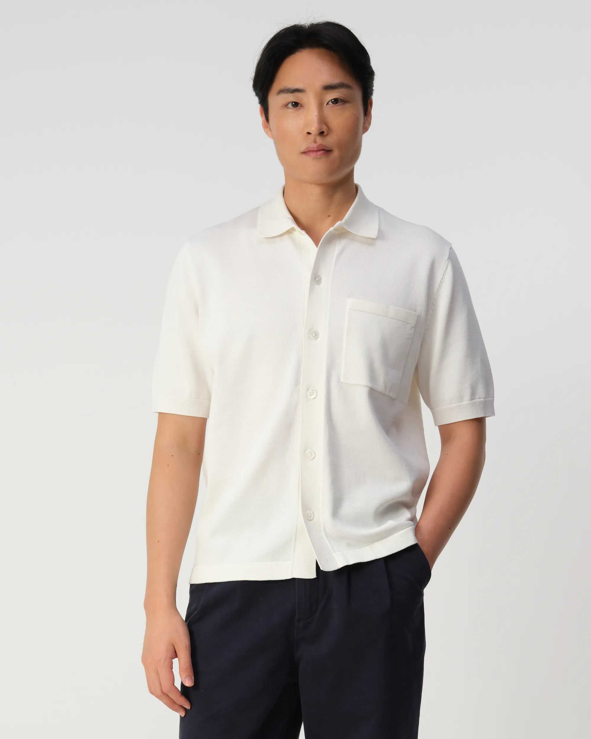 J.C. RAGS Asher Polo Coconut milk 103651-001-L