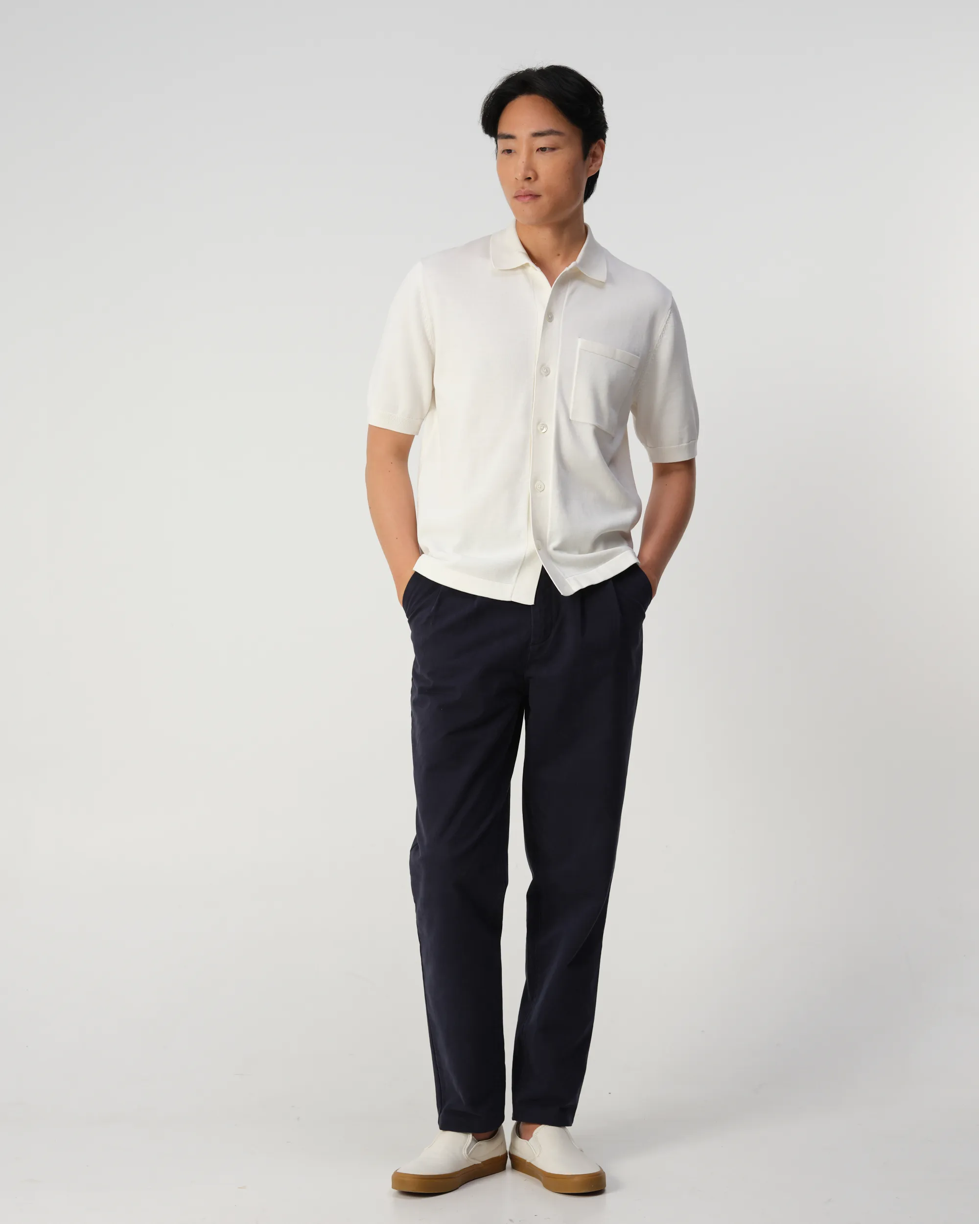 J.C. RAGS Asher Polo Coconut milk 103651-001-L