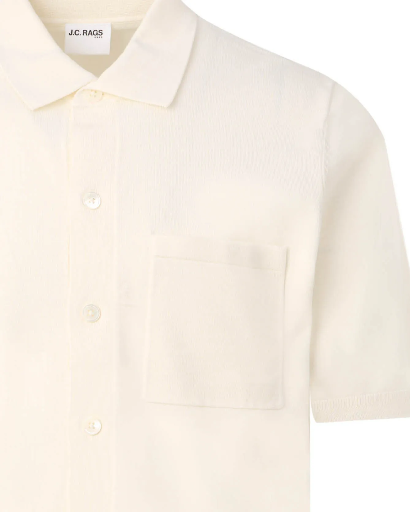 J.C. RAGS Asher Polo Coconut milk 103651-001-L