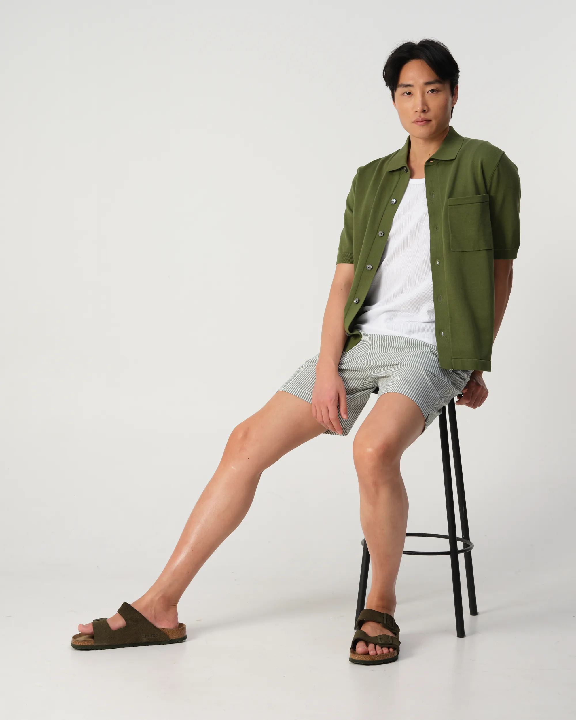 J.C. RAGS Asher Polo Cypress green 103651-004-L