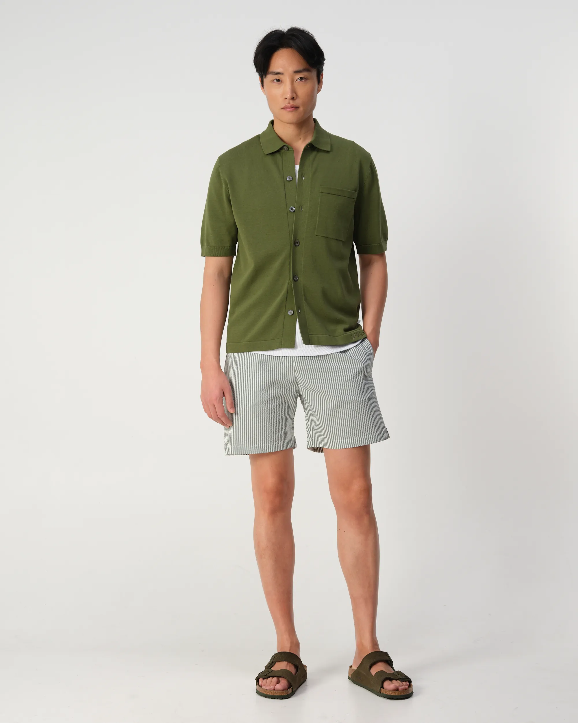 J.C. RAGS Asher Polo Cypress green 103651-004-L