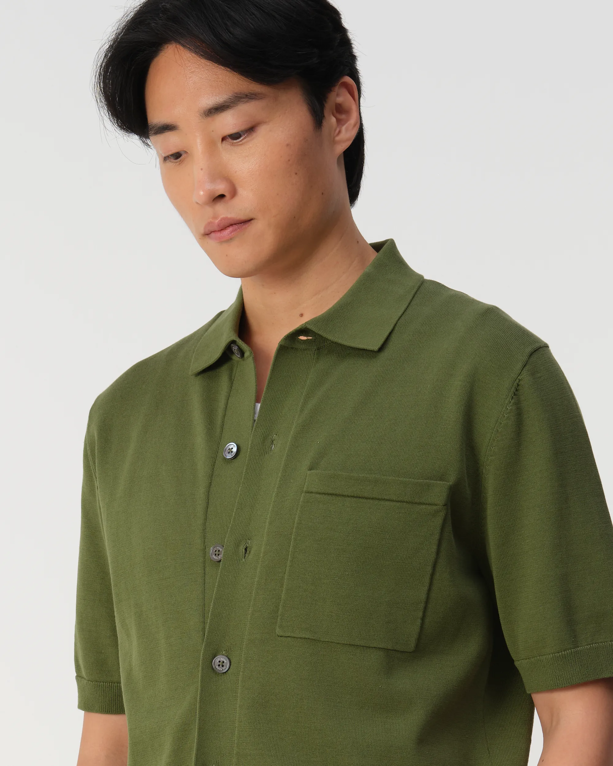 J.C. RAGS Asher Polo Cypress green 103651-004-L
