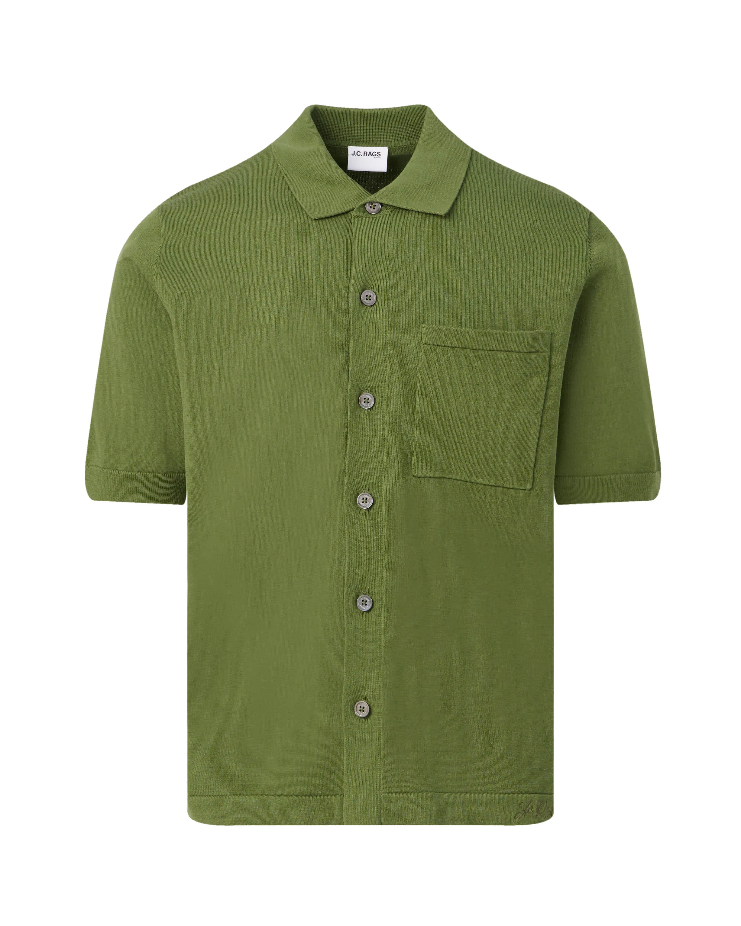 J.C. RAGS Asher Polo Cypress green 103651-004-L