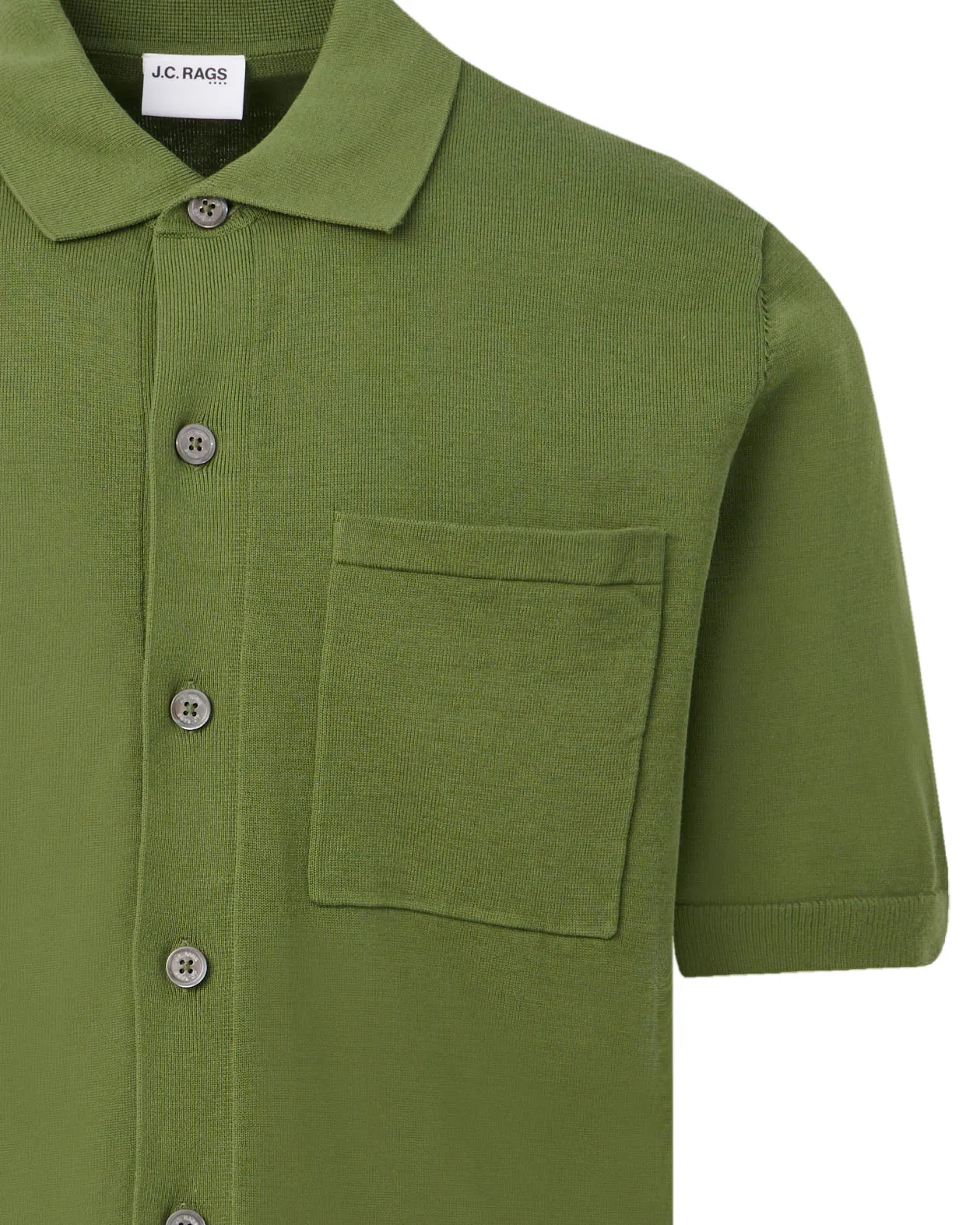 J.C. RAGS Asher Polo Cypress green 103651-004-L