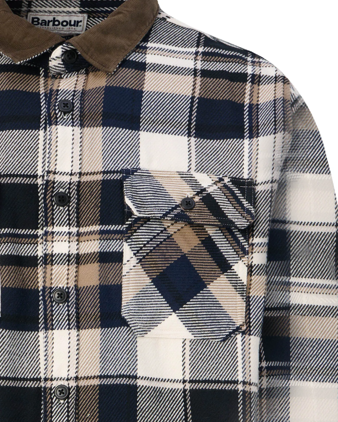 Barbour Casual Overhemd LM Donker blauw 103719-001-L