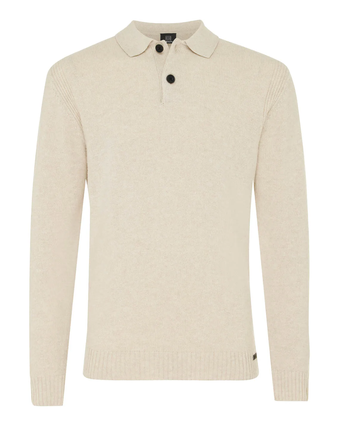 Genti Polo Lange mouw Ecru 103799-001-L