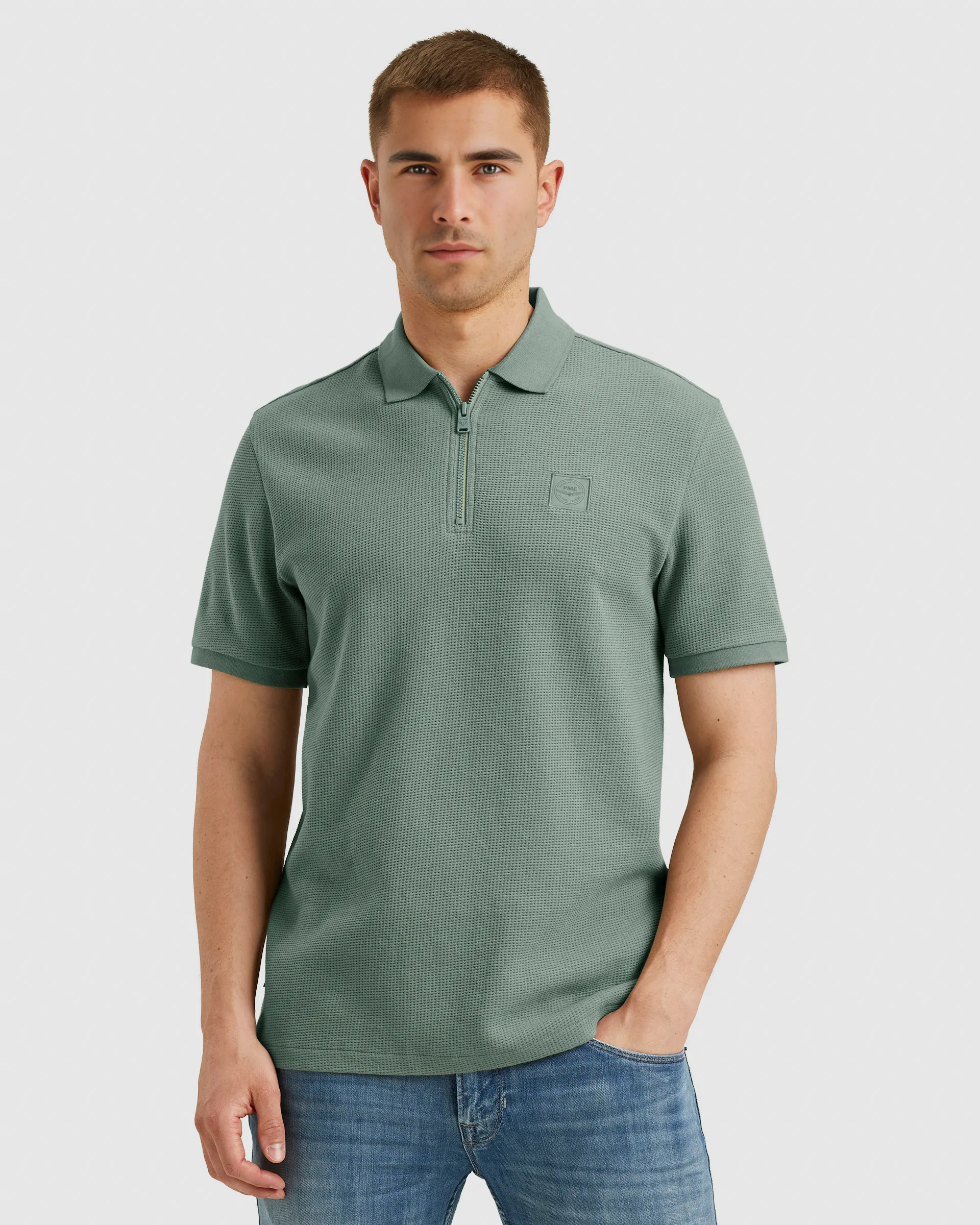PME Legend Polo SS Blauw 104341-001-L