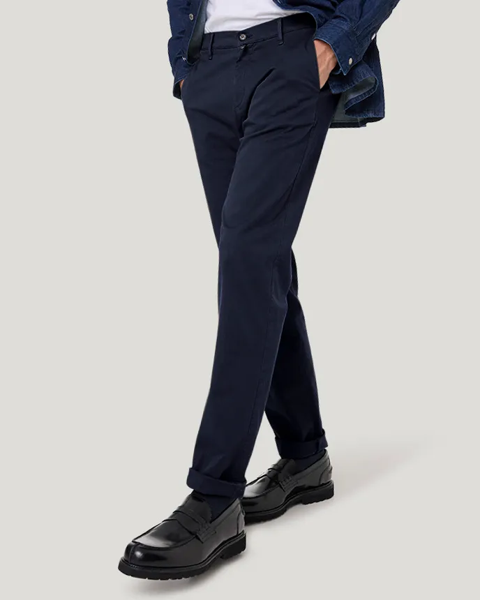 Pierre Cardin Chino Blauw 104368-001-30/30