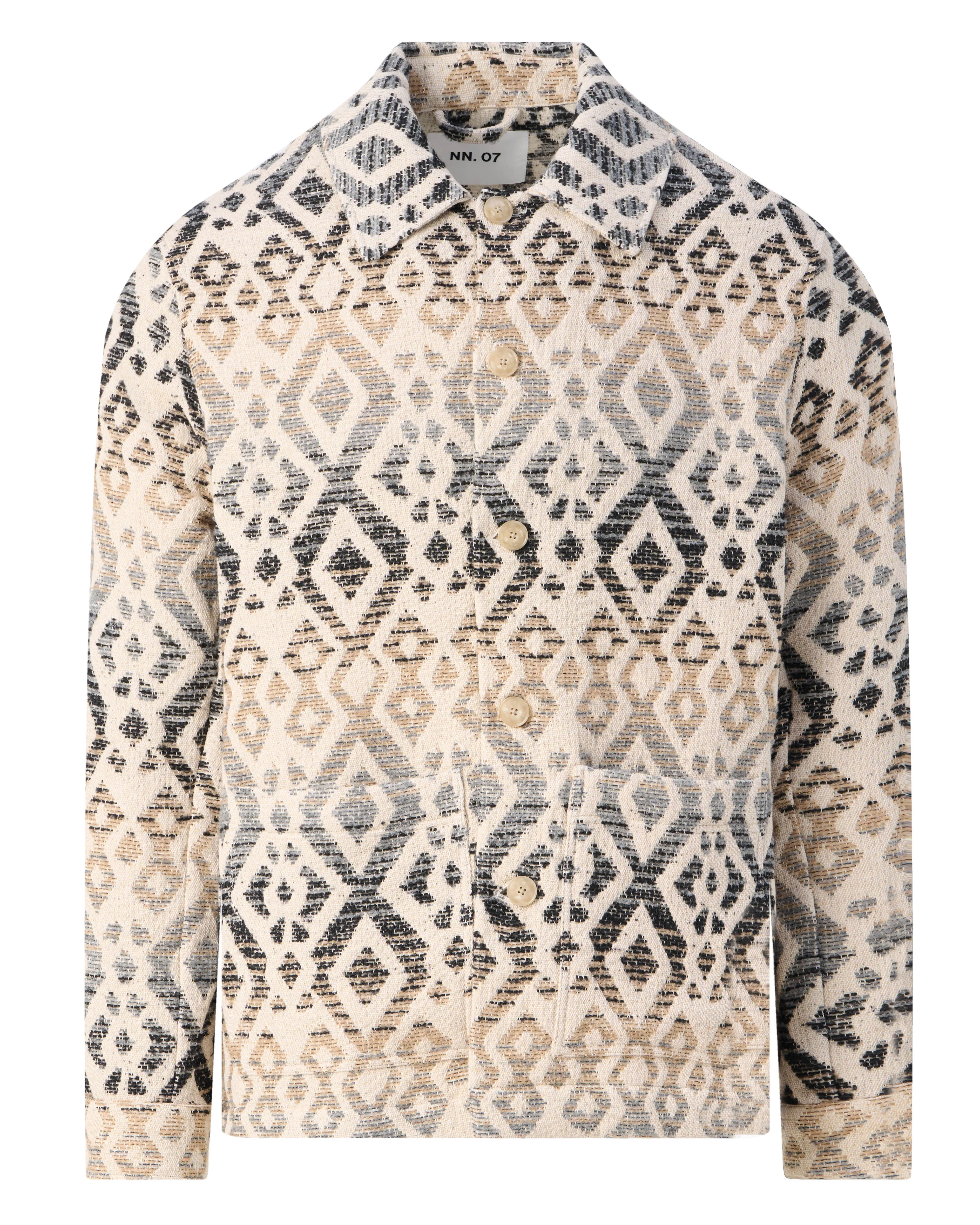 NN07 Overshirt Ecru 105519-001-L