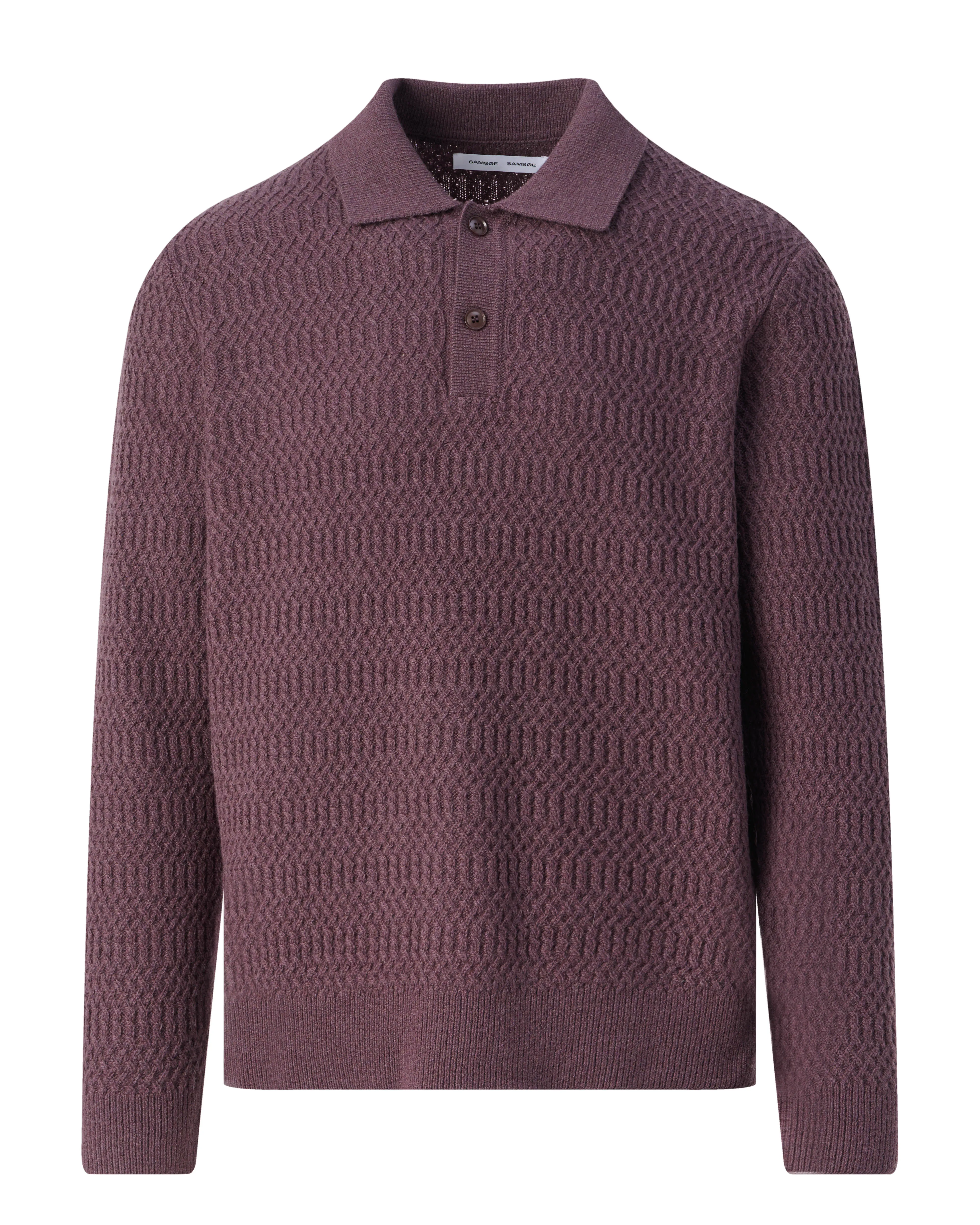 Samsoe & Samsoe Polo Lange mouw Donker grijs 105657-001-L