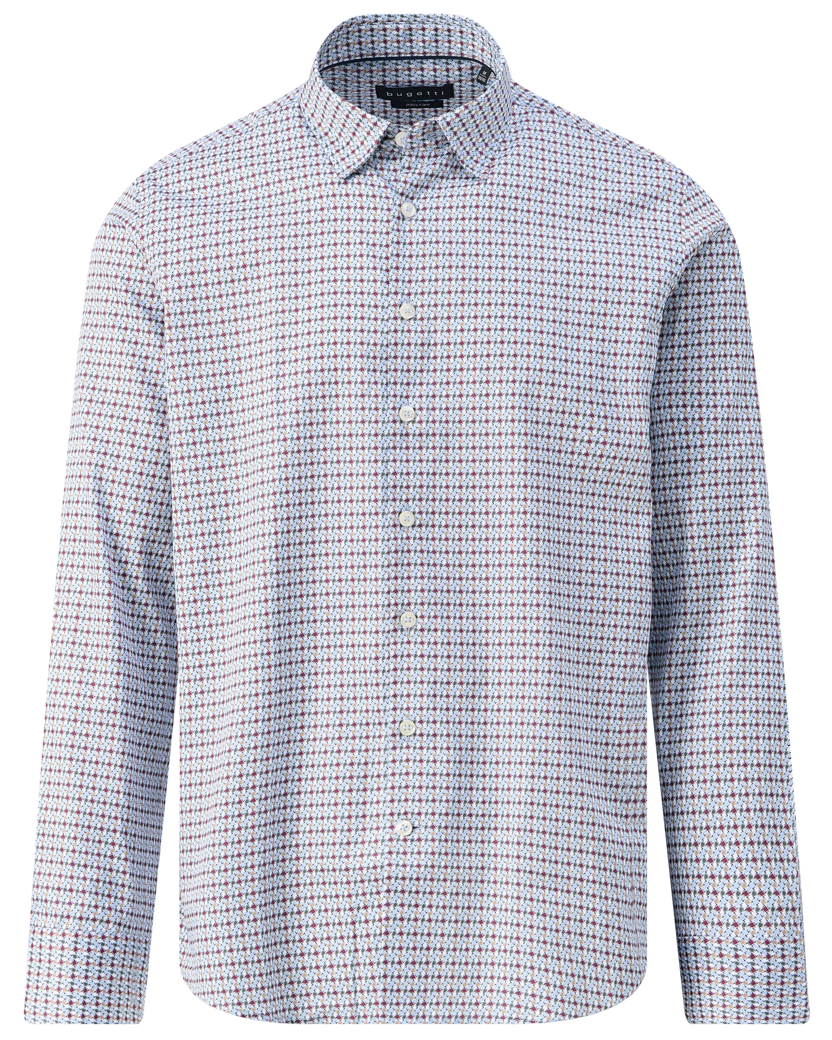 Bugatti clothing Casual Overhemd LM Donker blauw 105694-001-L