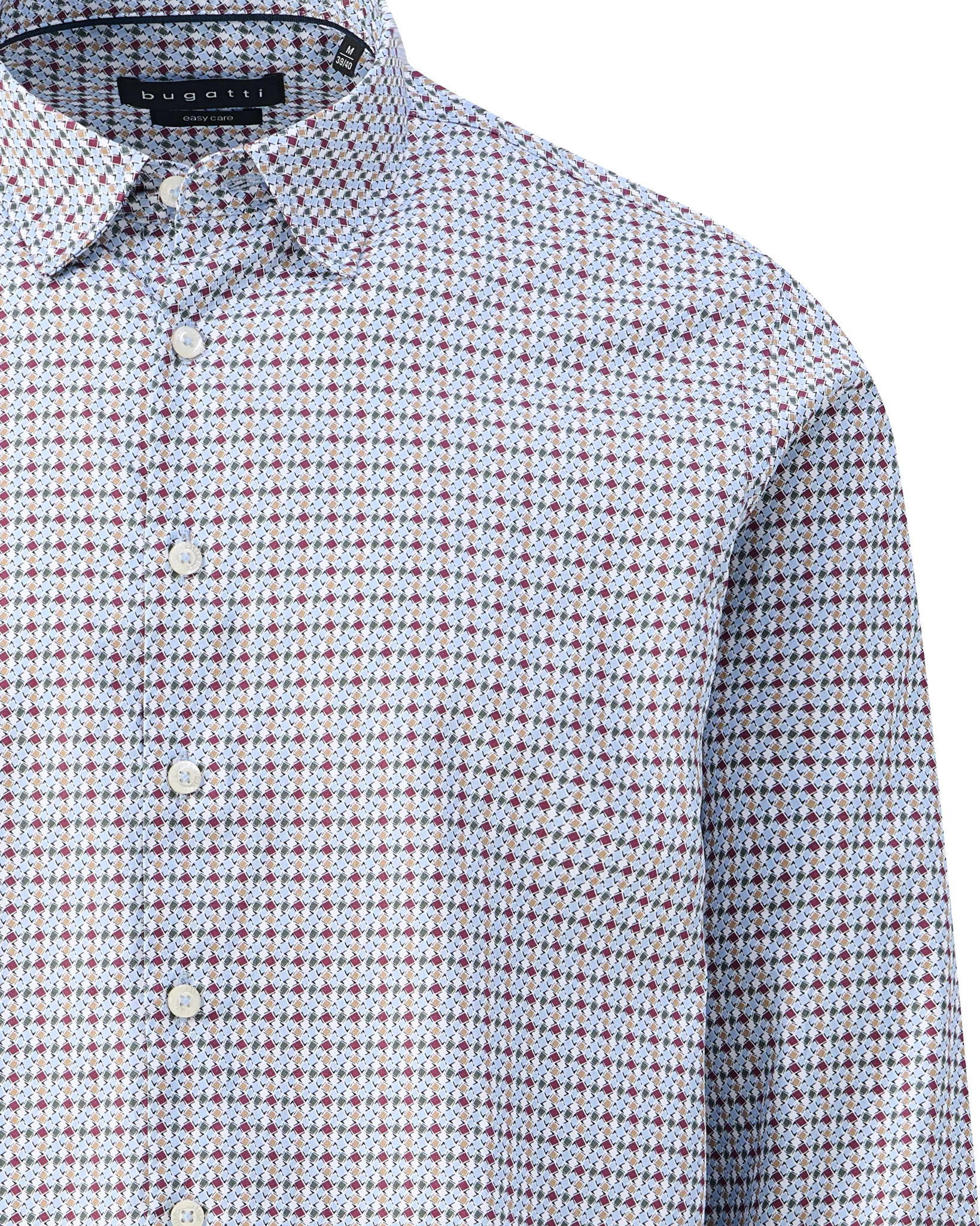 Bugatti clothing Casual Overhemd LM Donker blauw 105694-001-L