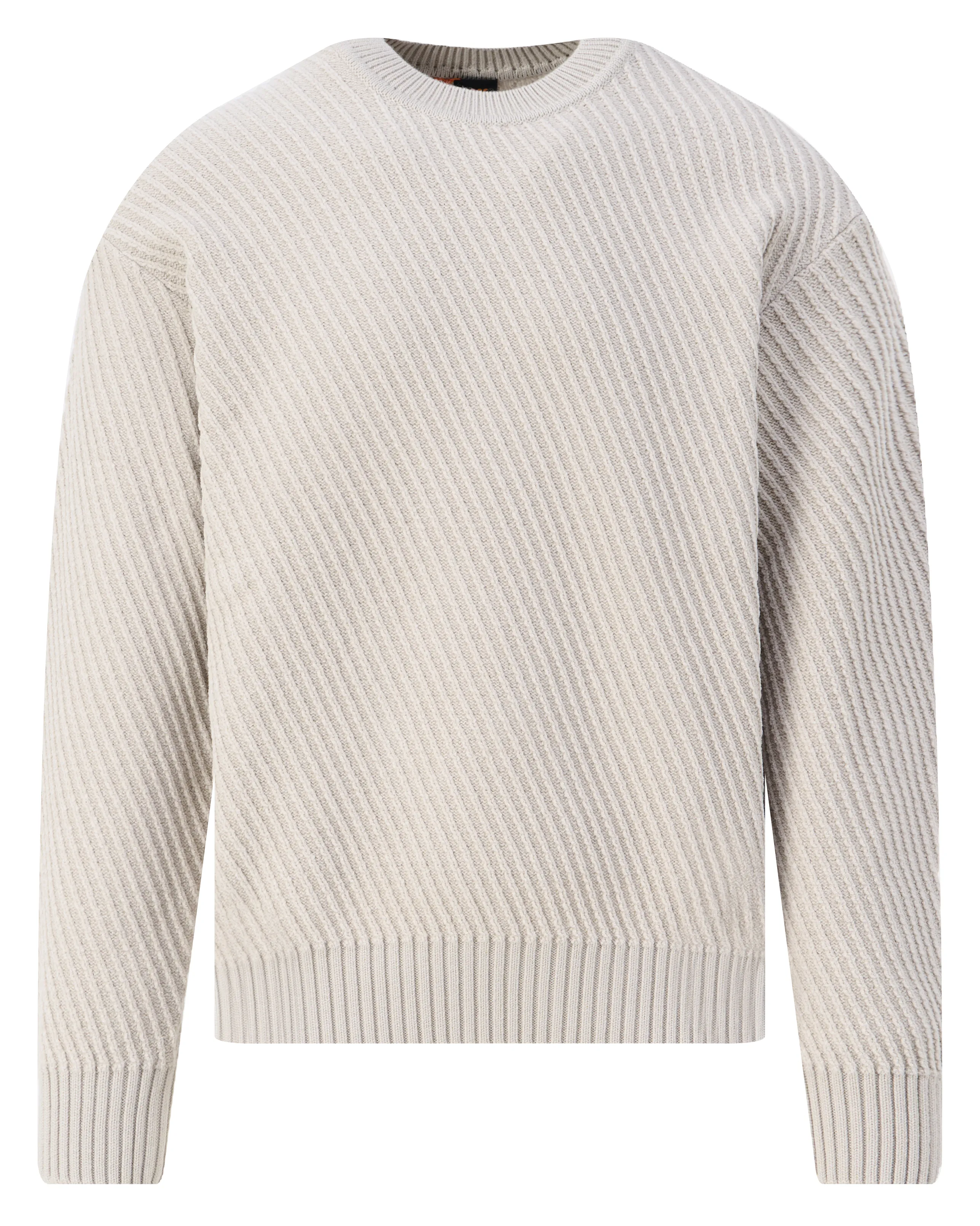 Boss Casual Trui O-hals Beige 105871-001-L