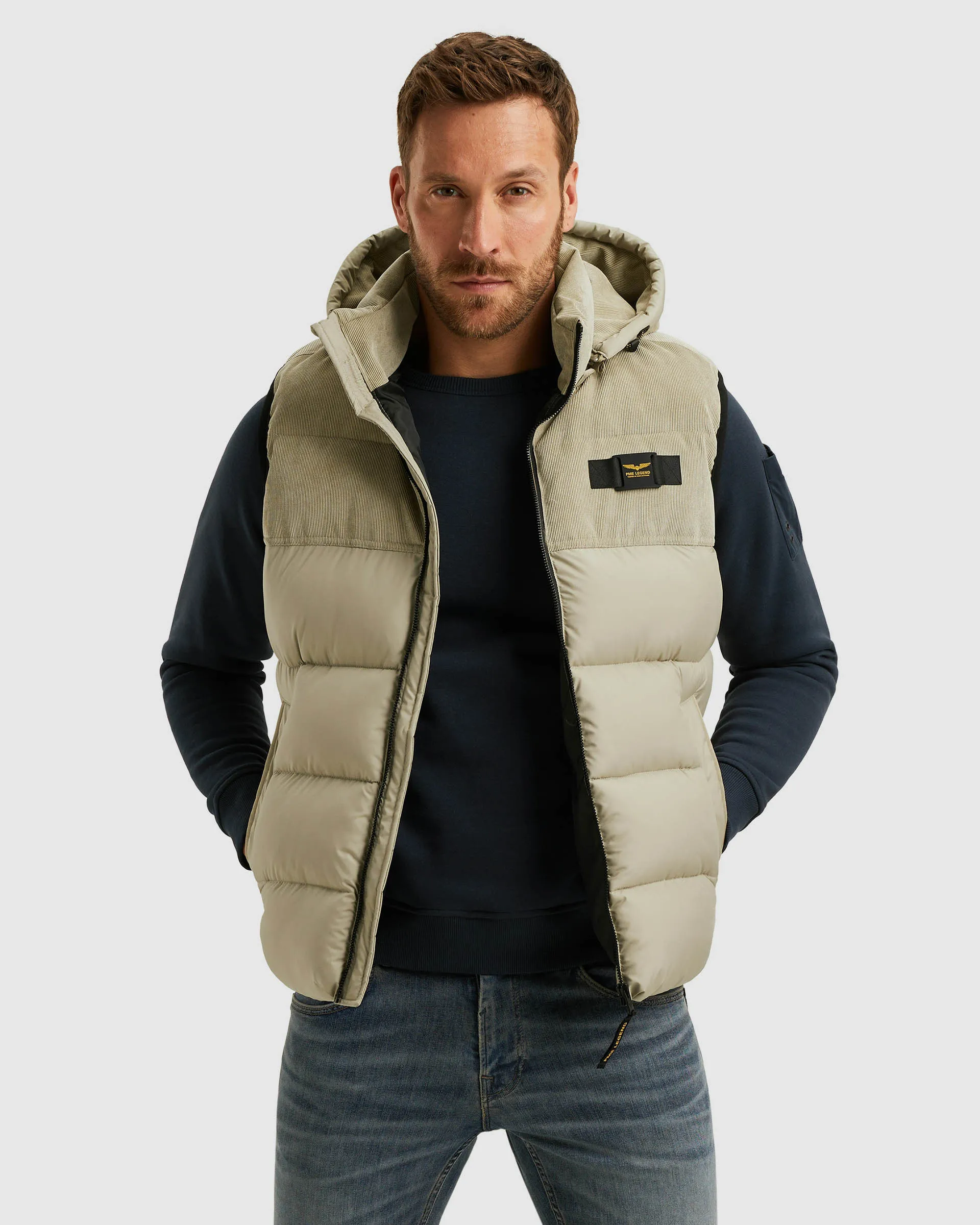 PME Legend Gobbler Bodywarmer Beige 105928-001-XXL