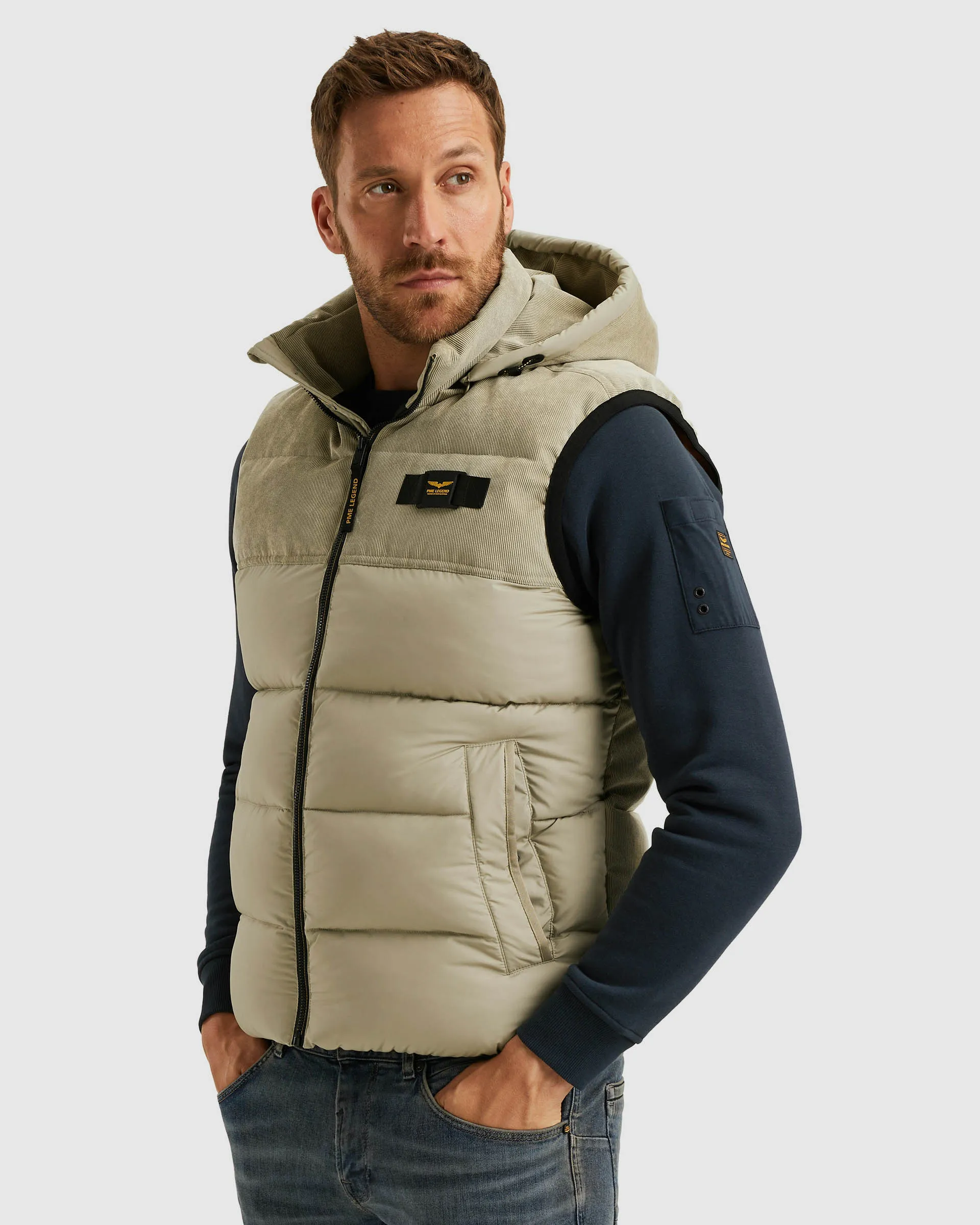 PME Legend Gobbler Bodywarmer Beige 105928-001-XXL
