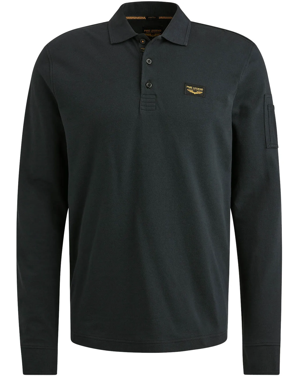 PME Legend Polo Lange mouw Blauw 105979-001-L