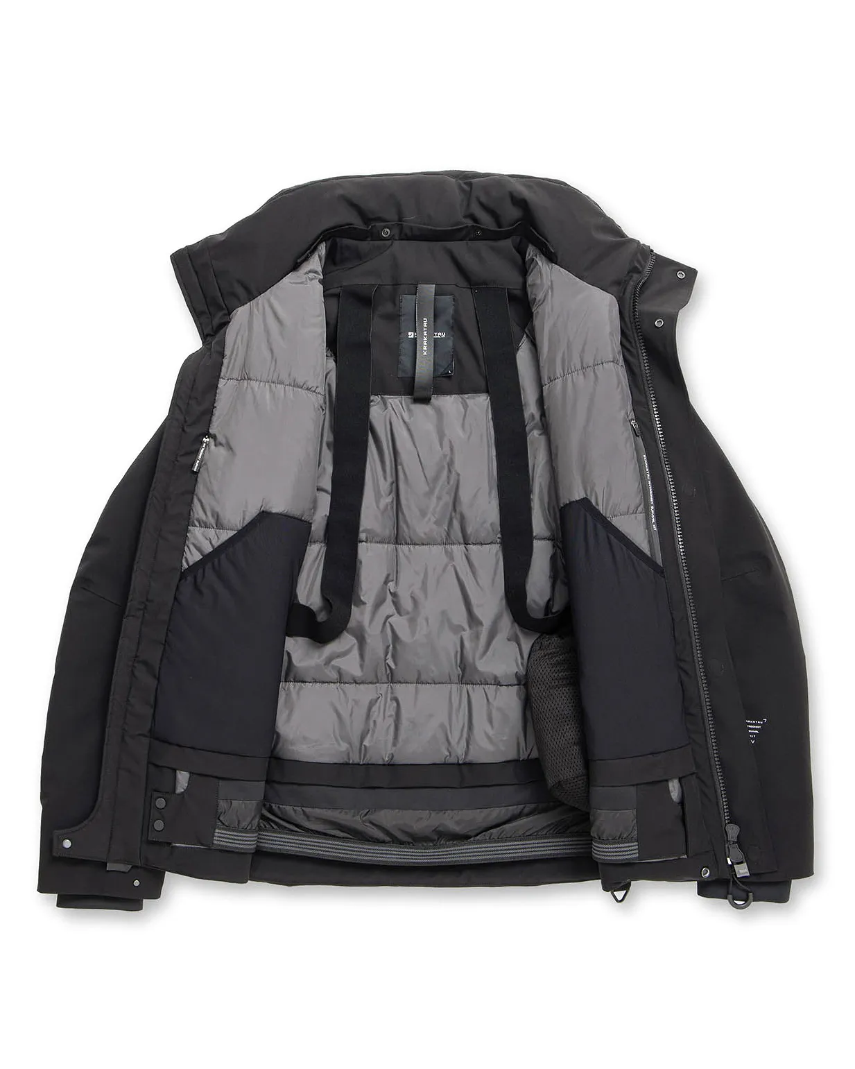 Krakatau Gewatteerde jas Zwart 106442-001-L