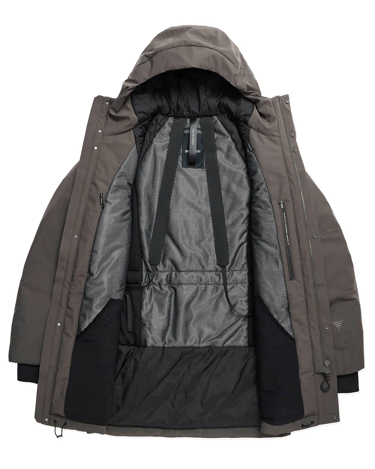 Krakatau Gewatteerde jas Groen 106444-001-L