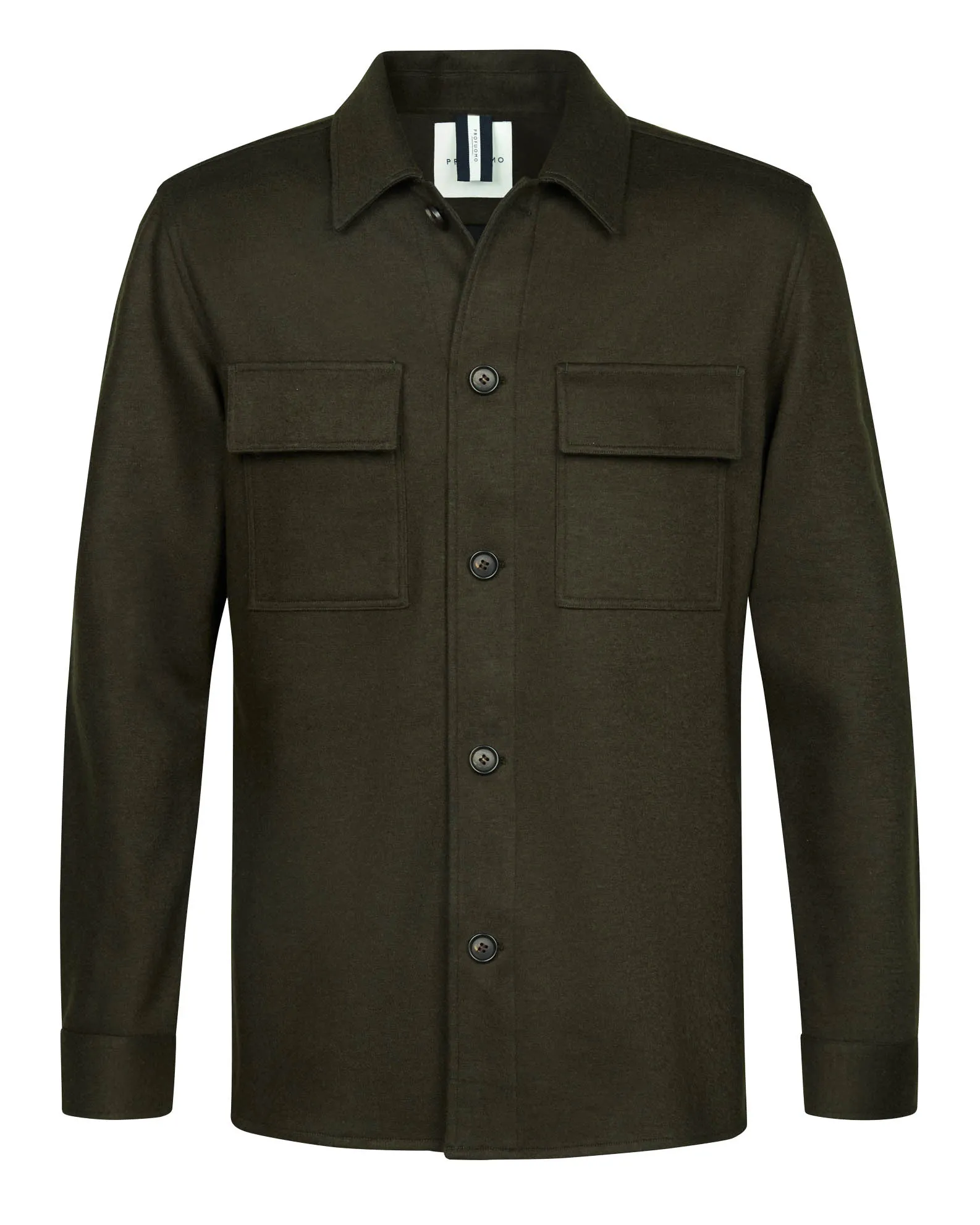 Profuomo Overshirt Groen 106458-001-L