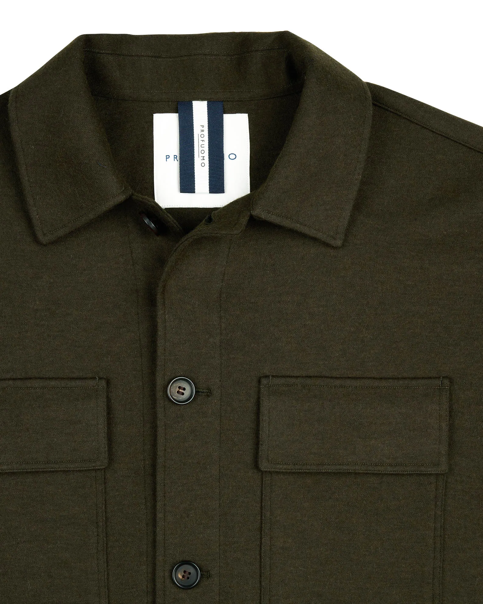 Profuomo Overshirt Groen 106458-001-L