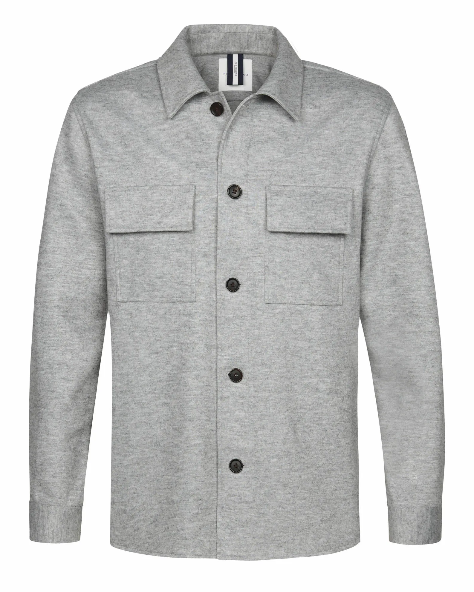 Profuomo Overshirt Licht grijs 106459-001-L