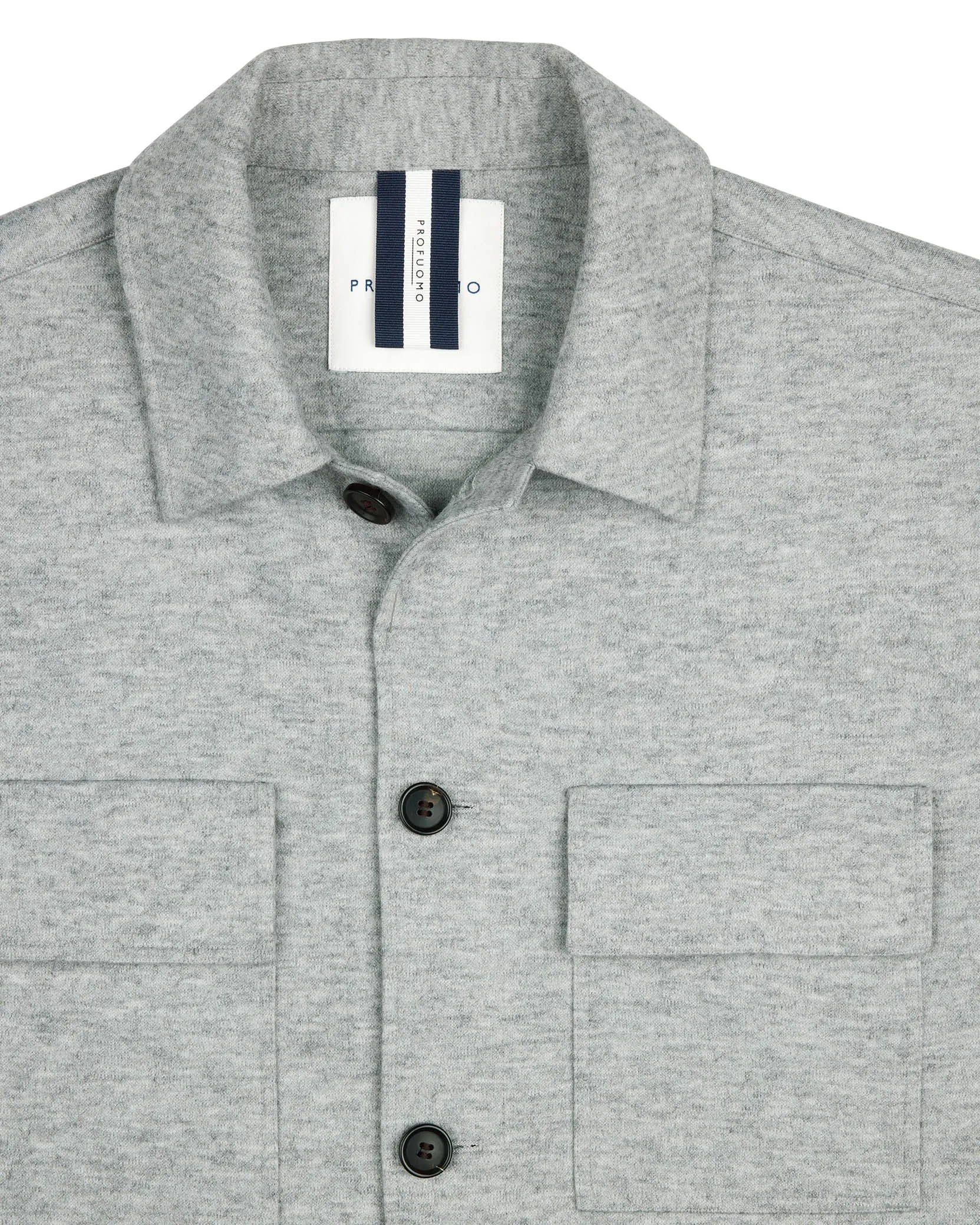 Profuomo Overshirt Licht grijs 106459-001-L