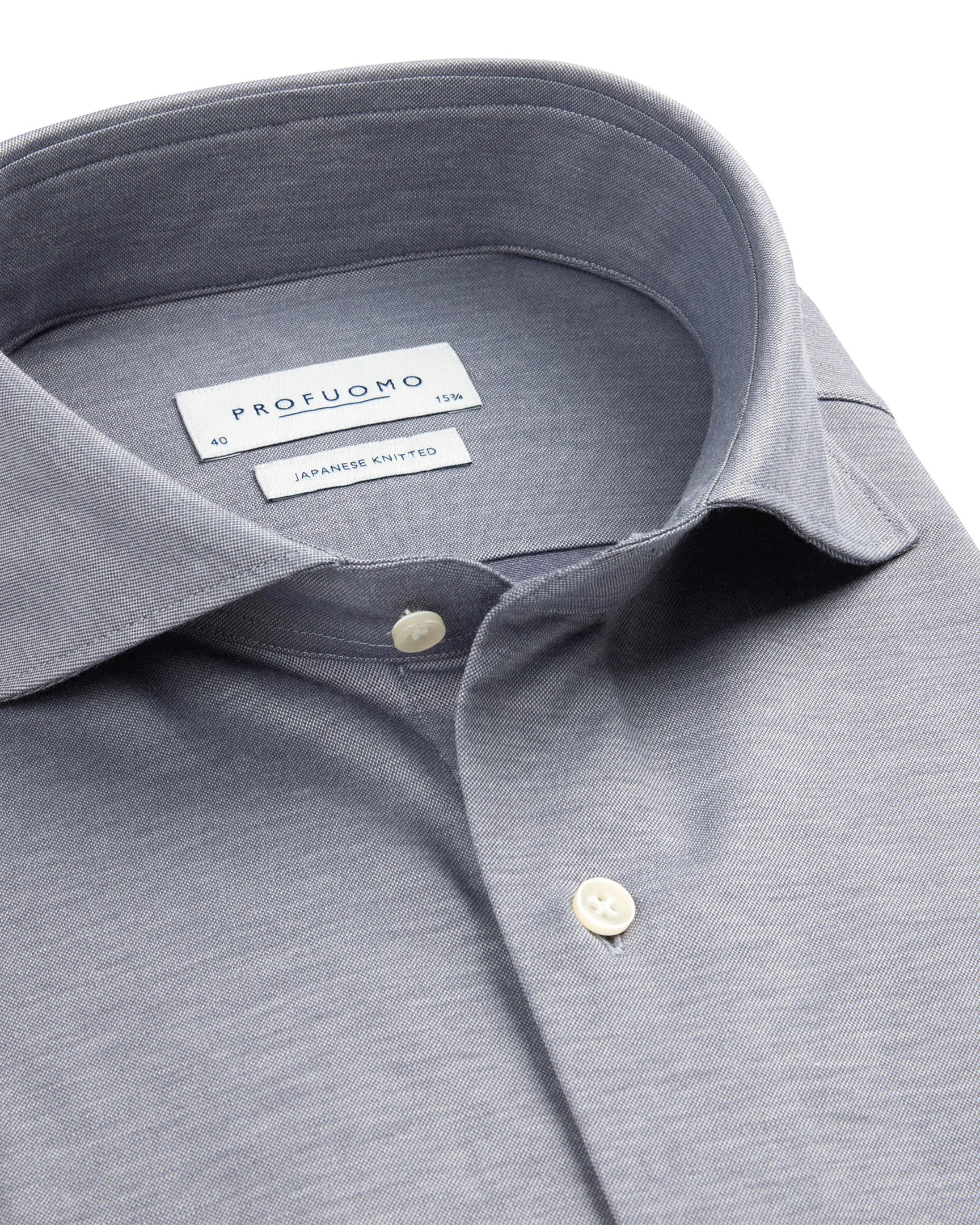 Profuomo Overhemd LM Licht grijs 106464-001-37