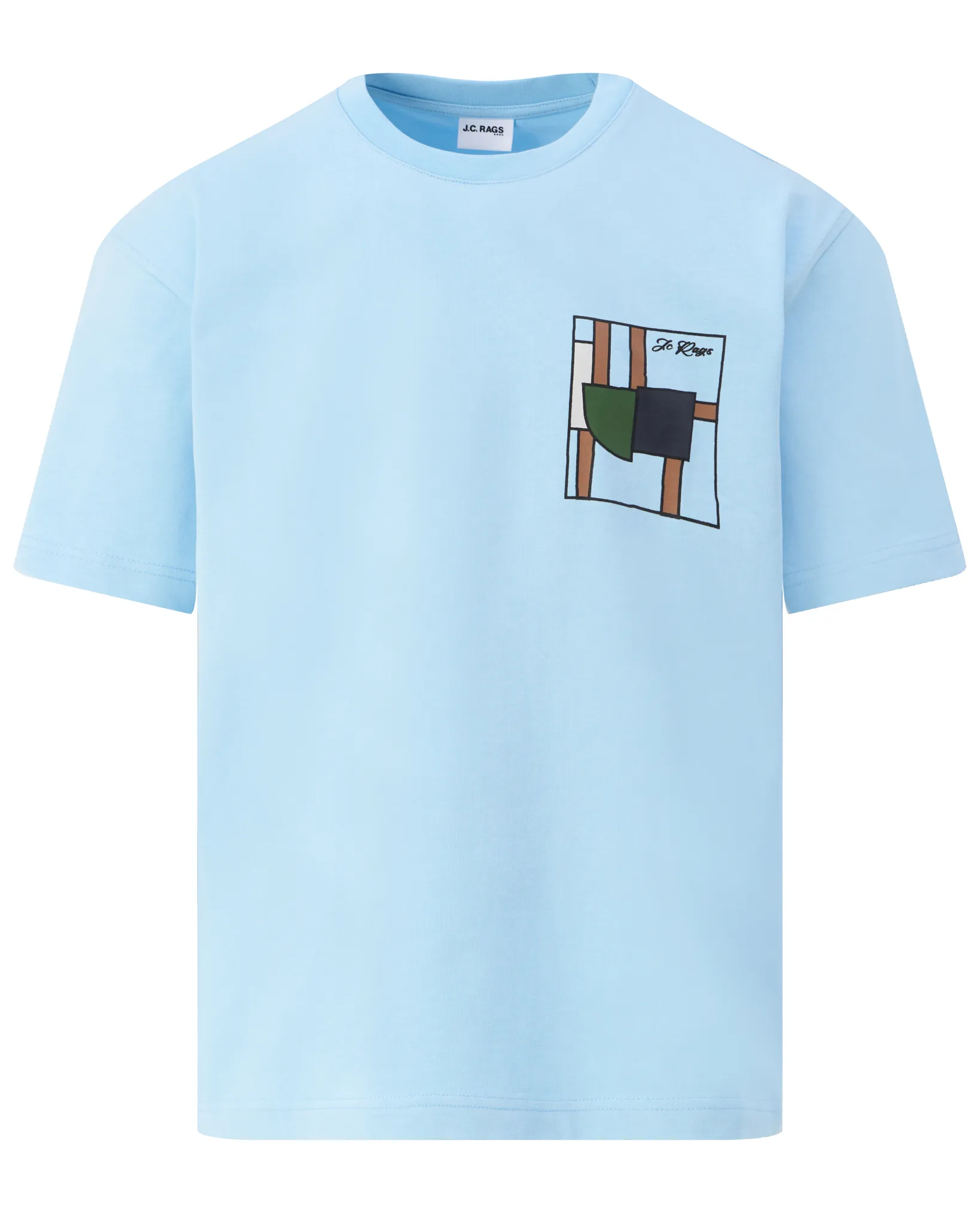 J.C. RAGS Dino T-shirt Dutch Canal blue 106493-002-L