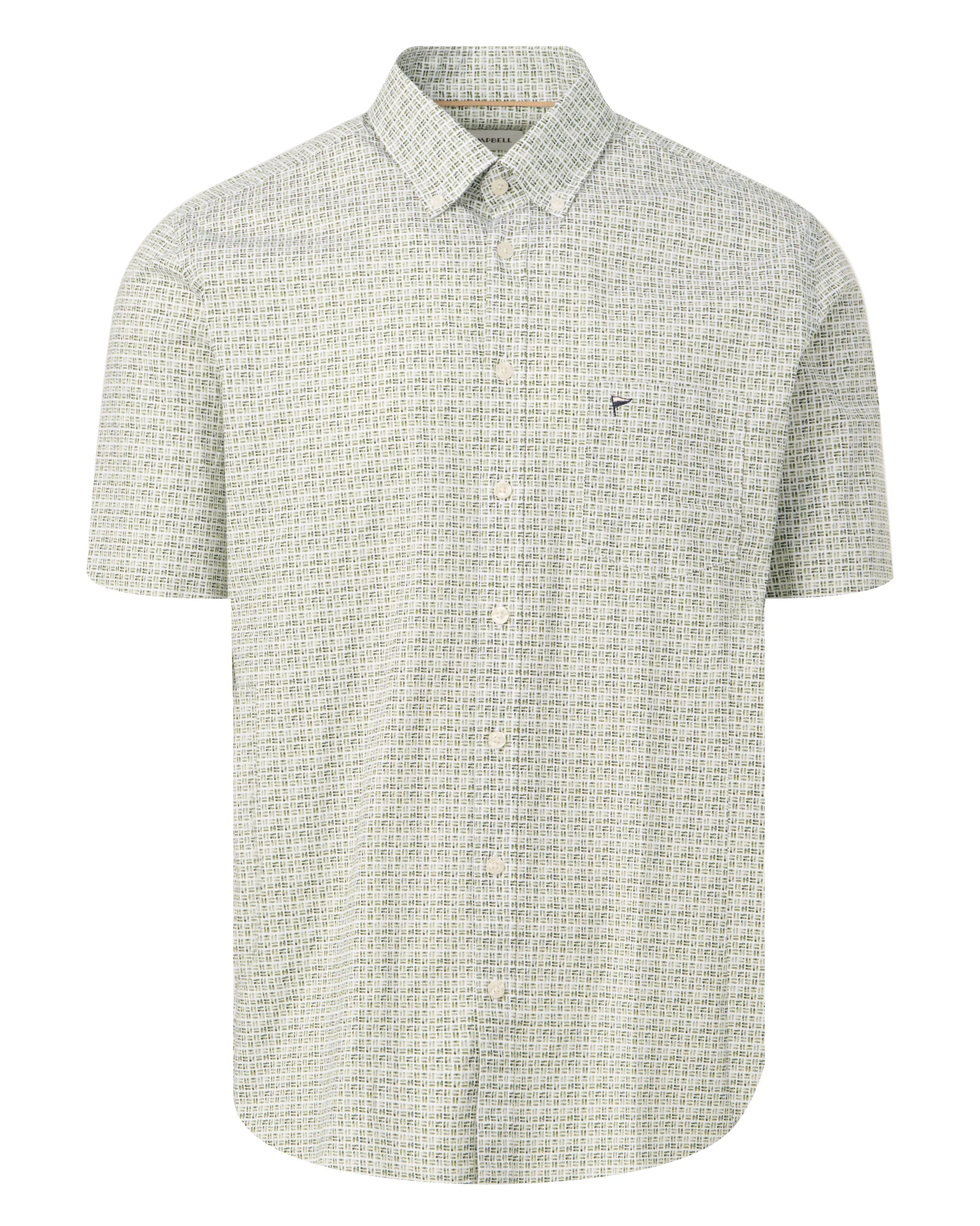 Campbell Ranger Casual Overhemd Misteltoe green 106494-004-L