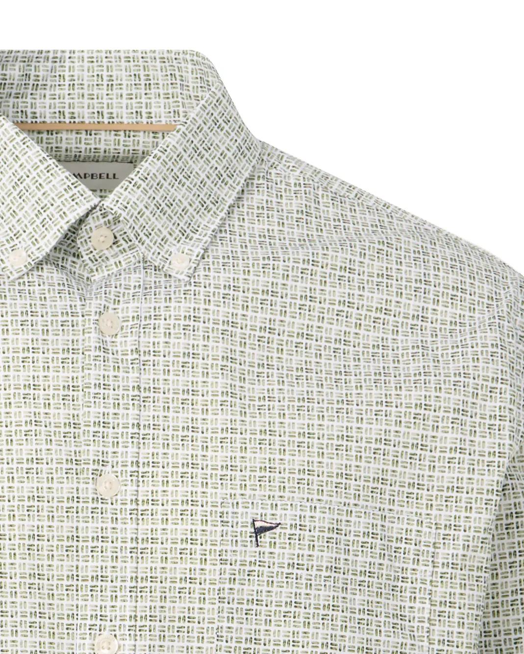 Campbell Ranger Casual Overhemd Misteltoe green 106494-004-L