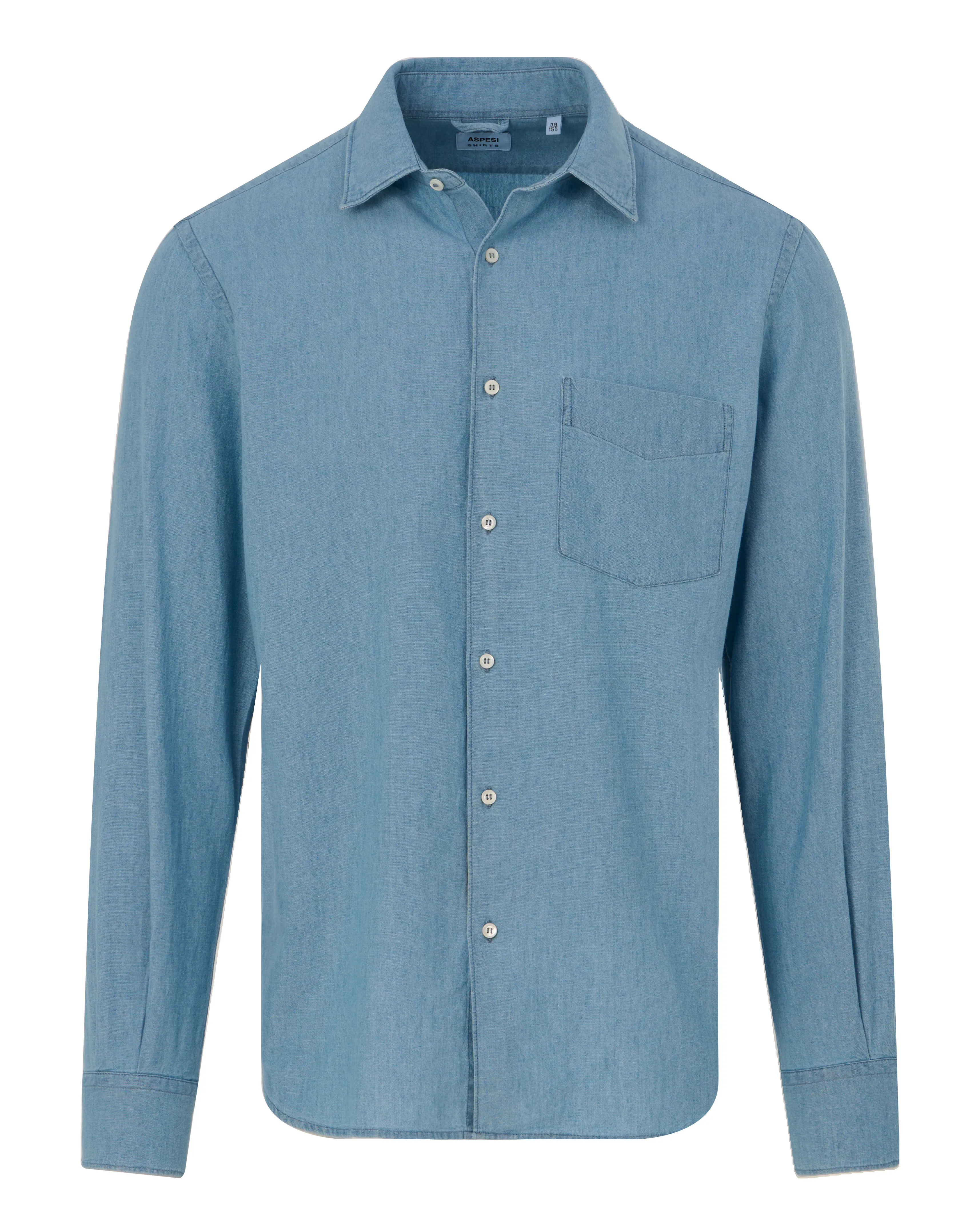 Aspesi Casual Overhemd LM Licht blauw 106501-001-39