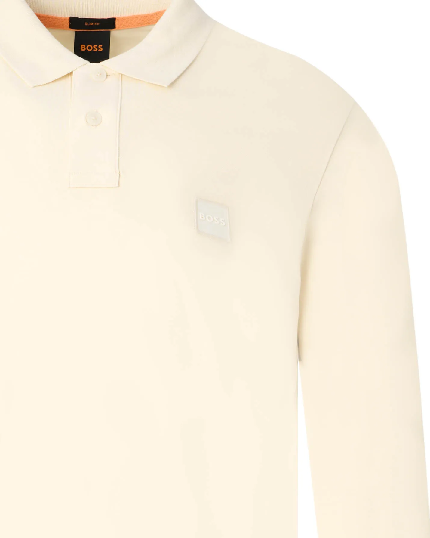 Boss Casual Polo Lange mouw Geel 106645-001-L