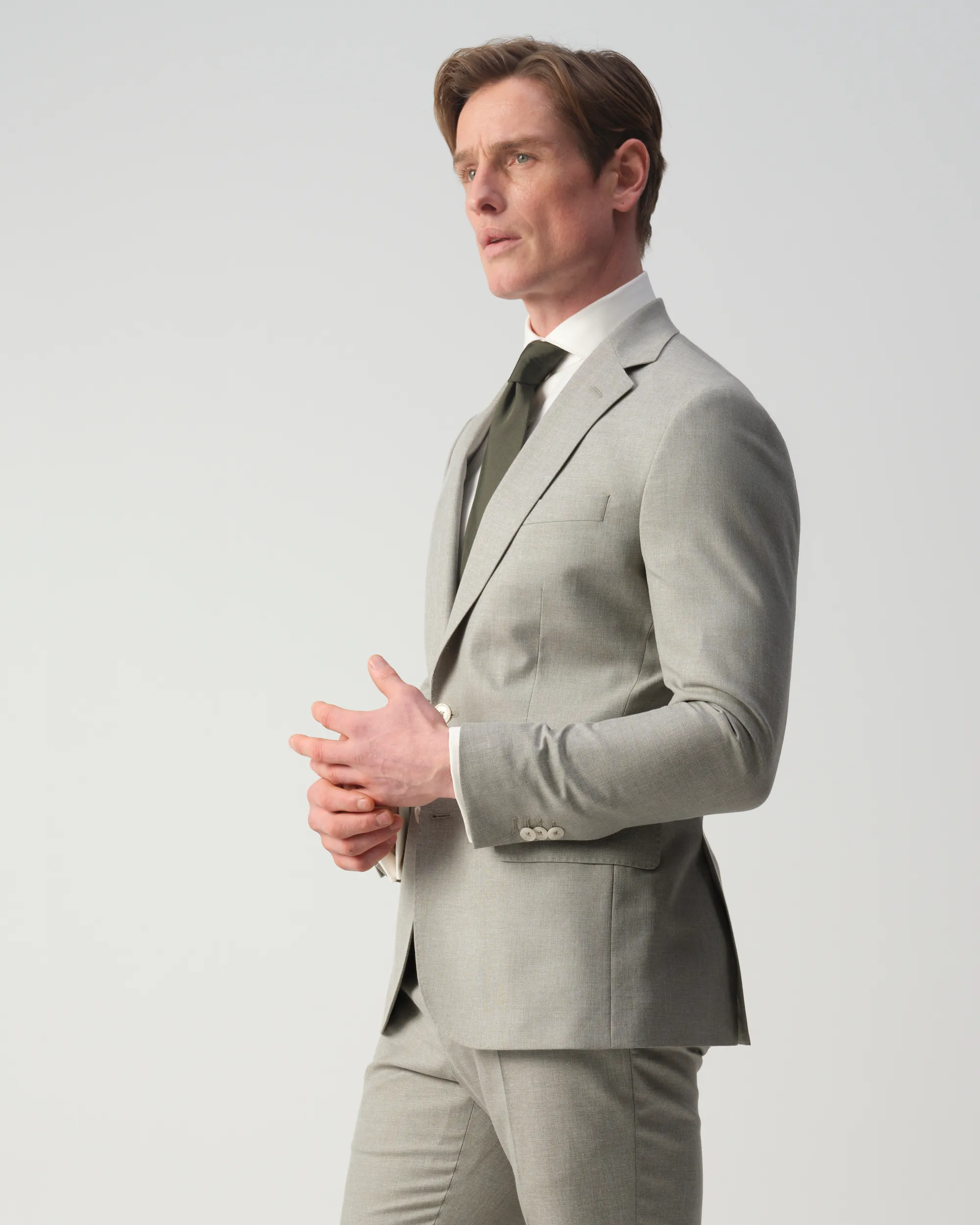 Vesper Draper 2-delig Trouwpak Light Green 106748-001-44