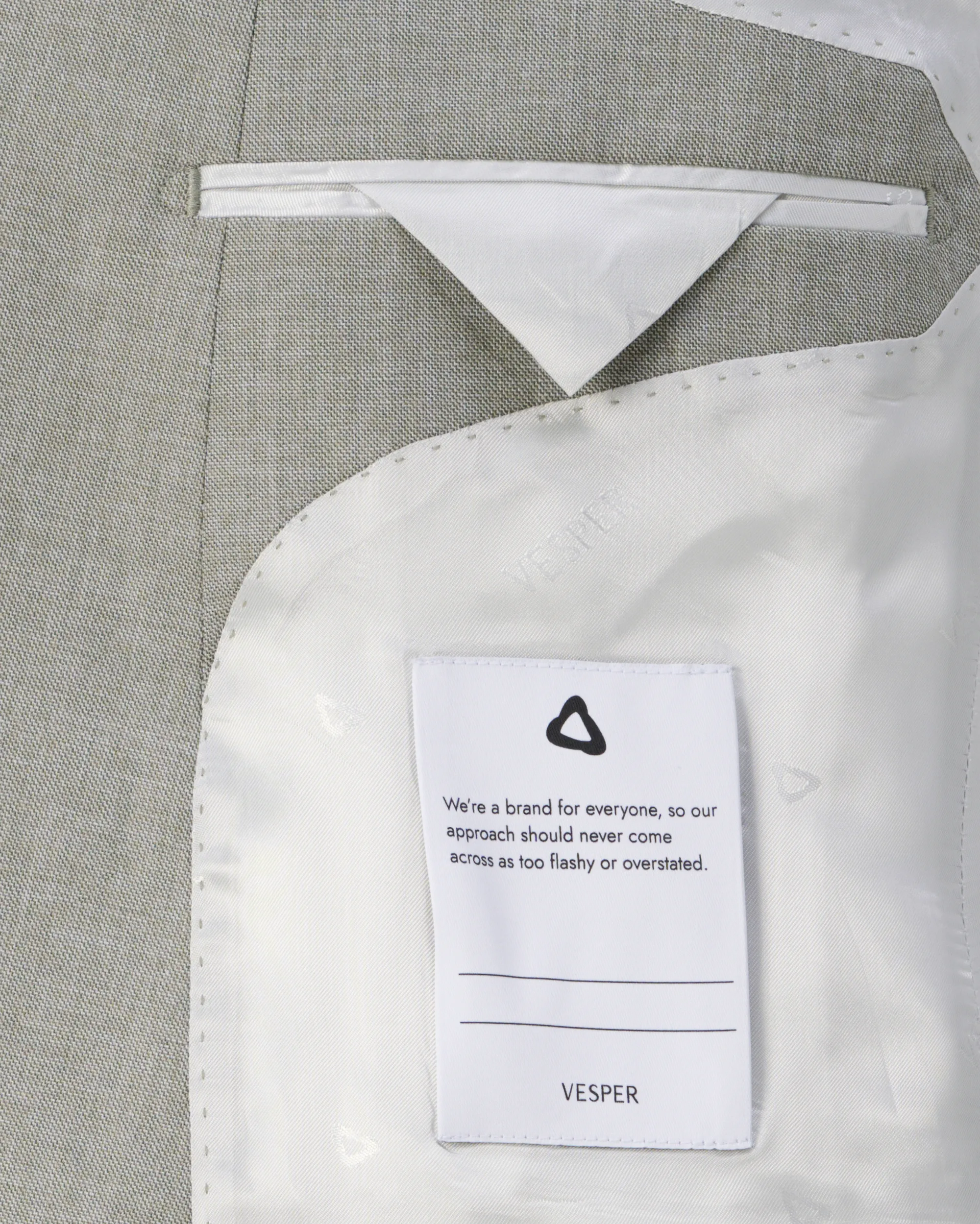 Vesper Draper 2-delig Trouwpak Light Green 106748-001-44