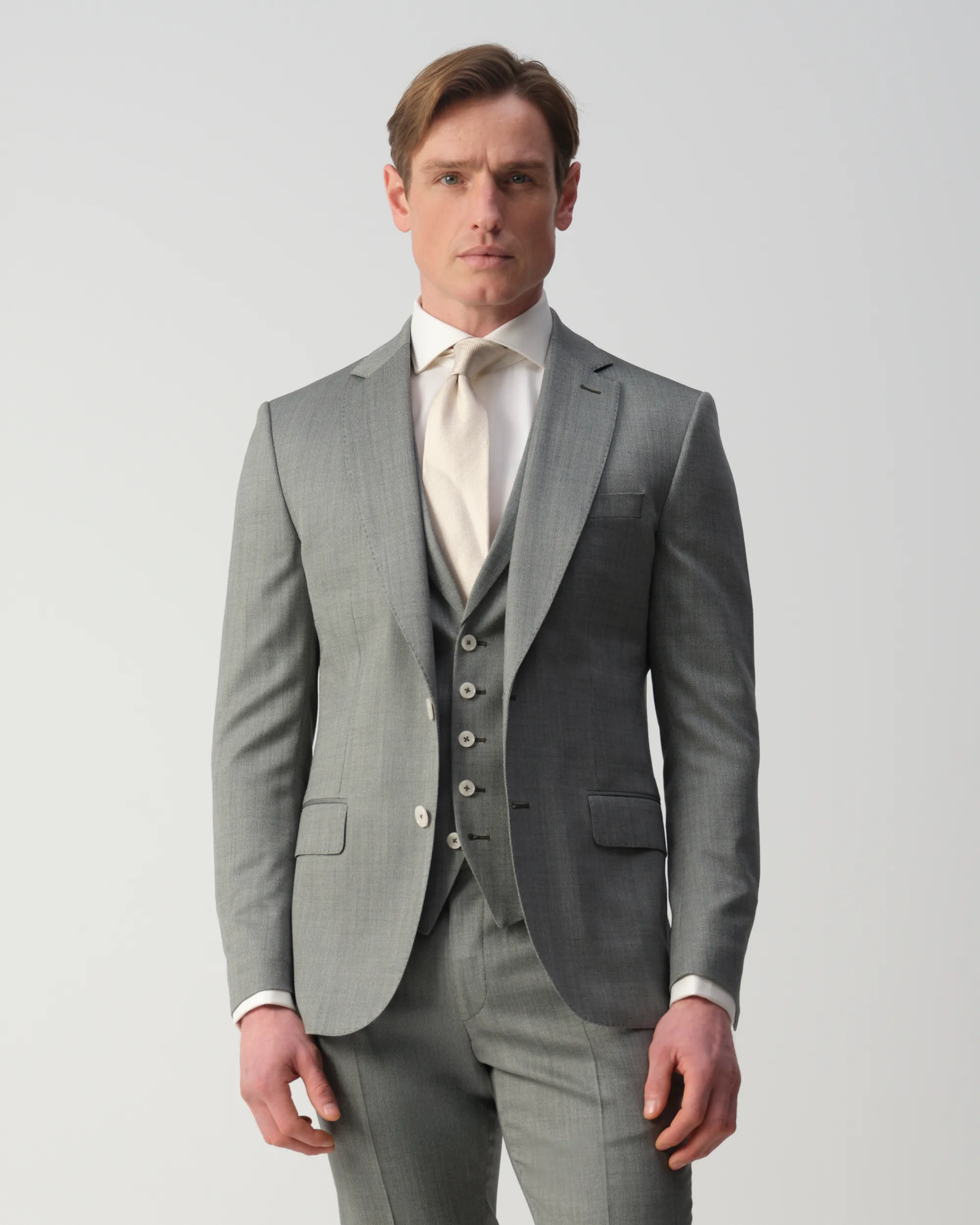 Vesper Draper 3-delig Trouwpak Light Green 106752-001-44