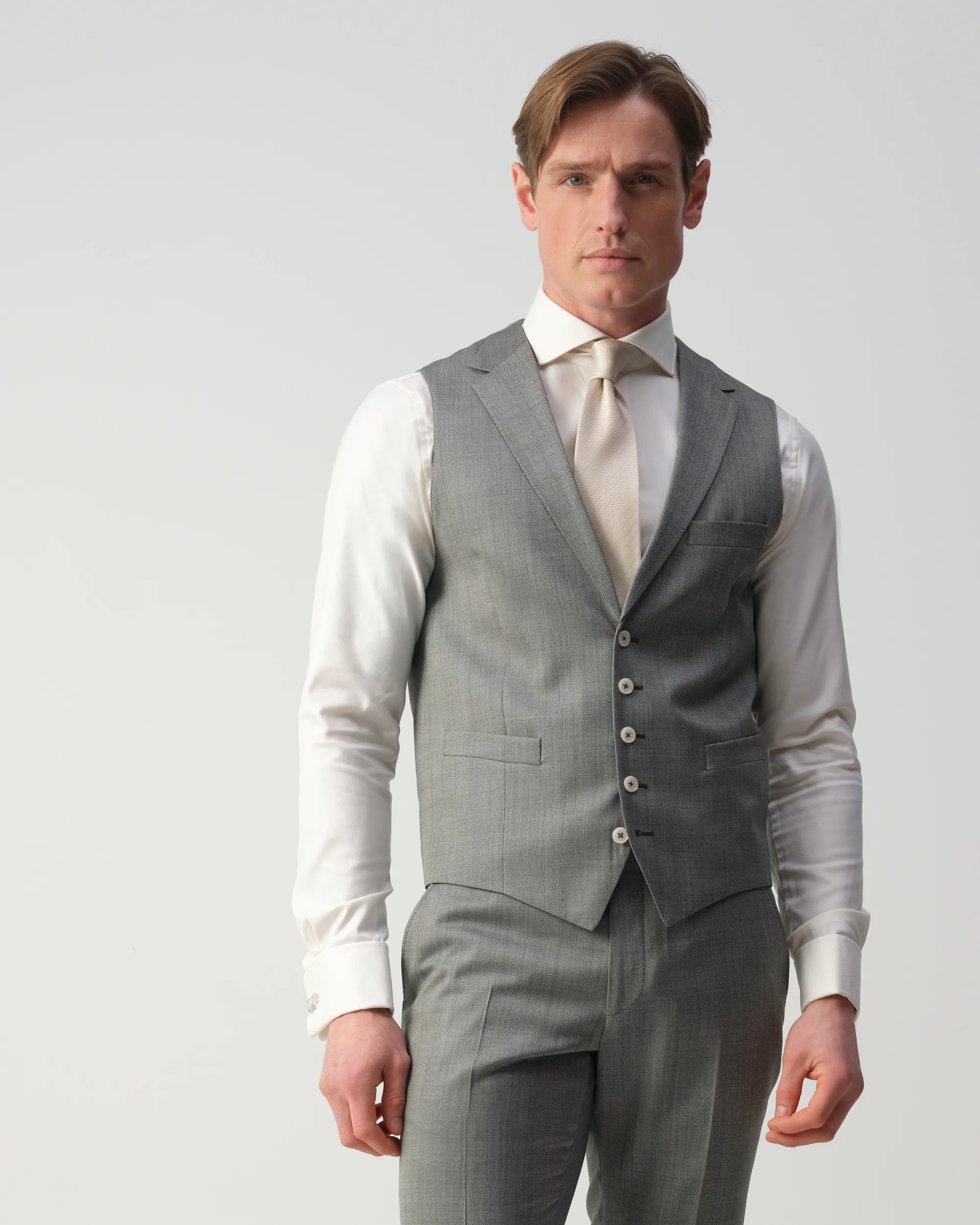 Vesper Draper 3-delig Trouwpak Light Green 106752-001-44