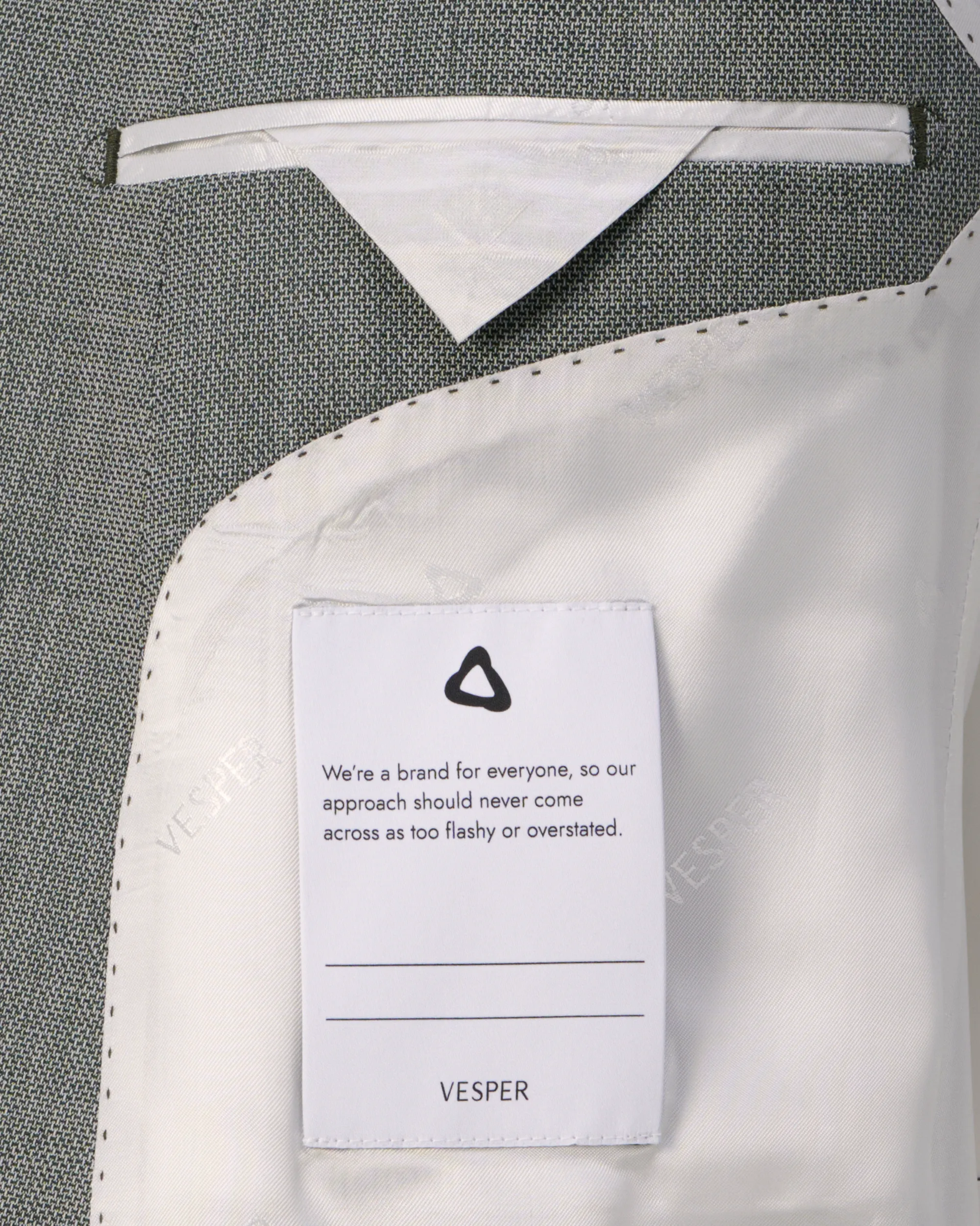 Vesper Draper 3-delig Trouwpak Light Green 106752-001-44