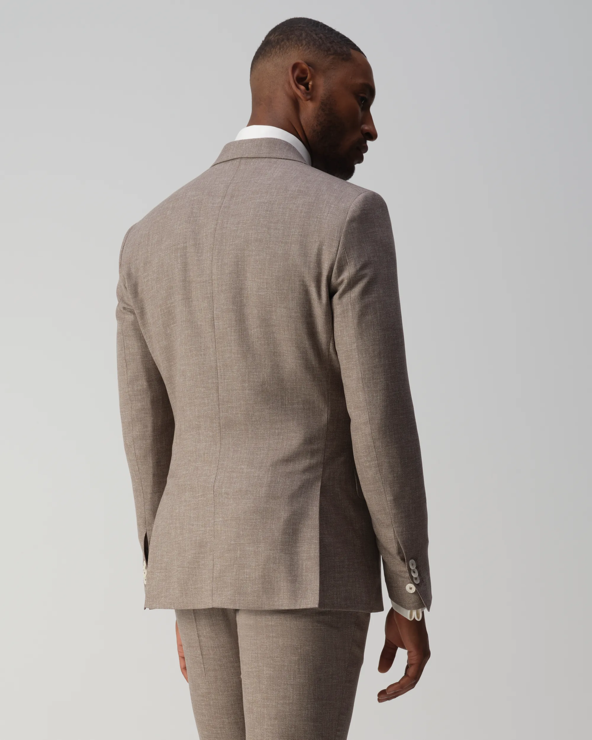 Vesper Draper 2-delig Trouwpak Beige uni 106753-001-44