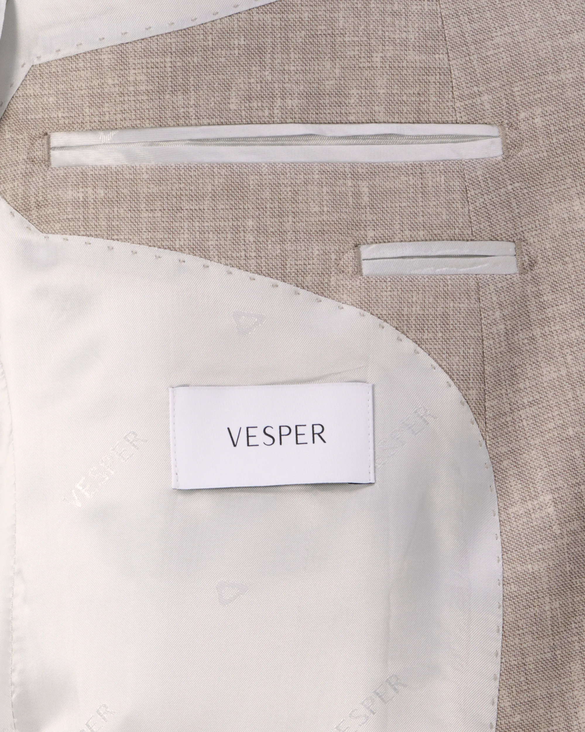 Vesper Draper 2-delig Trouwpak Sand 106753-002-44