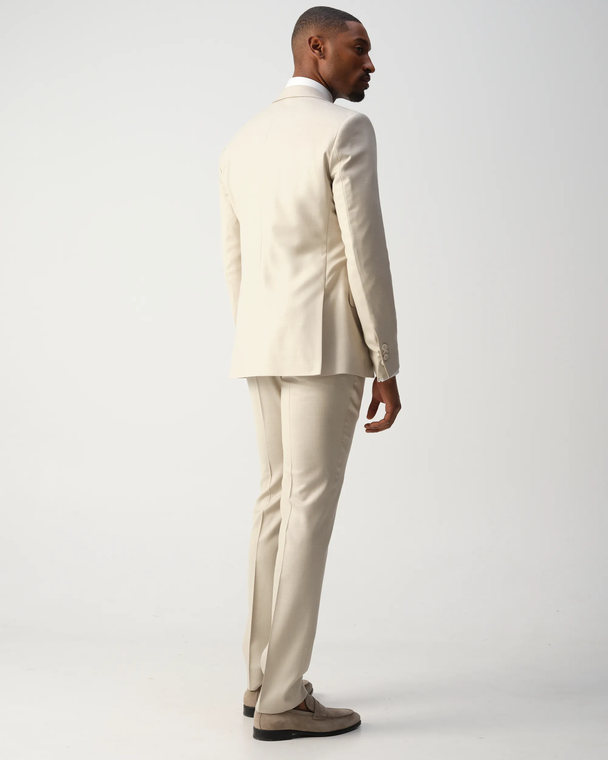 Vesper Draper 2-delig Trouwpak Sand 106755-002-46