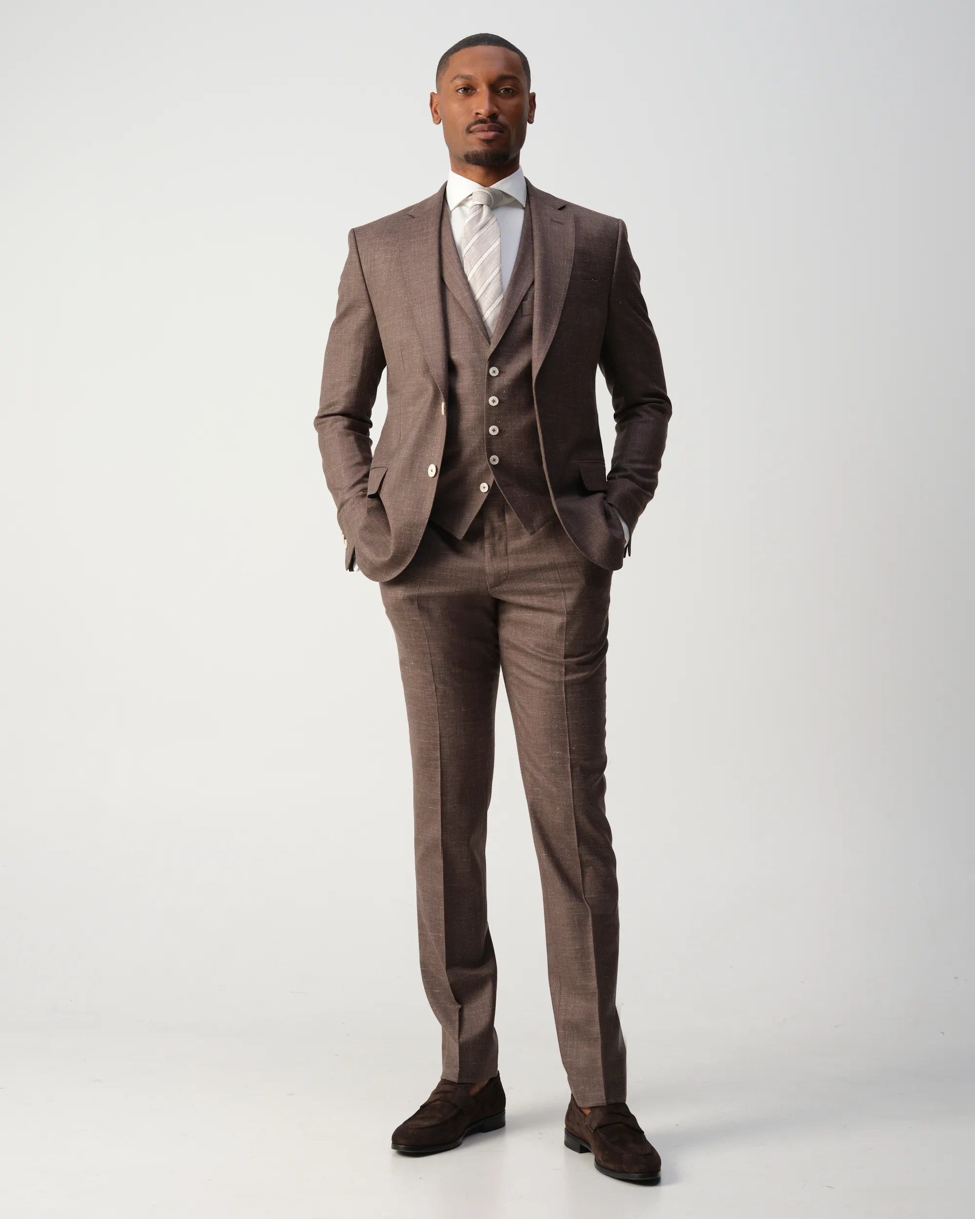 Vesper Ginsberg Gilet Bruin uni 106756-002-46