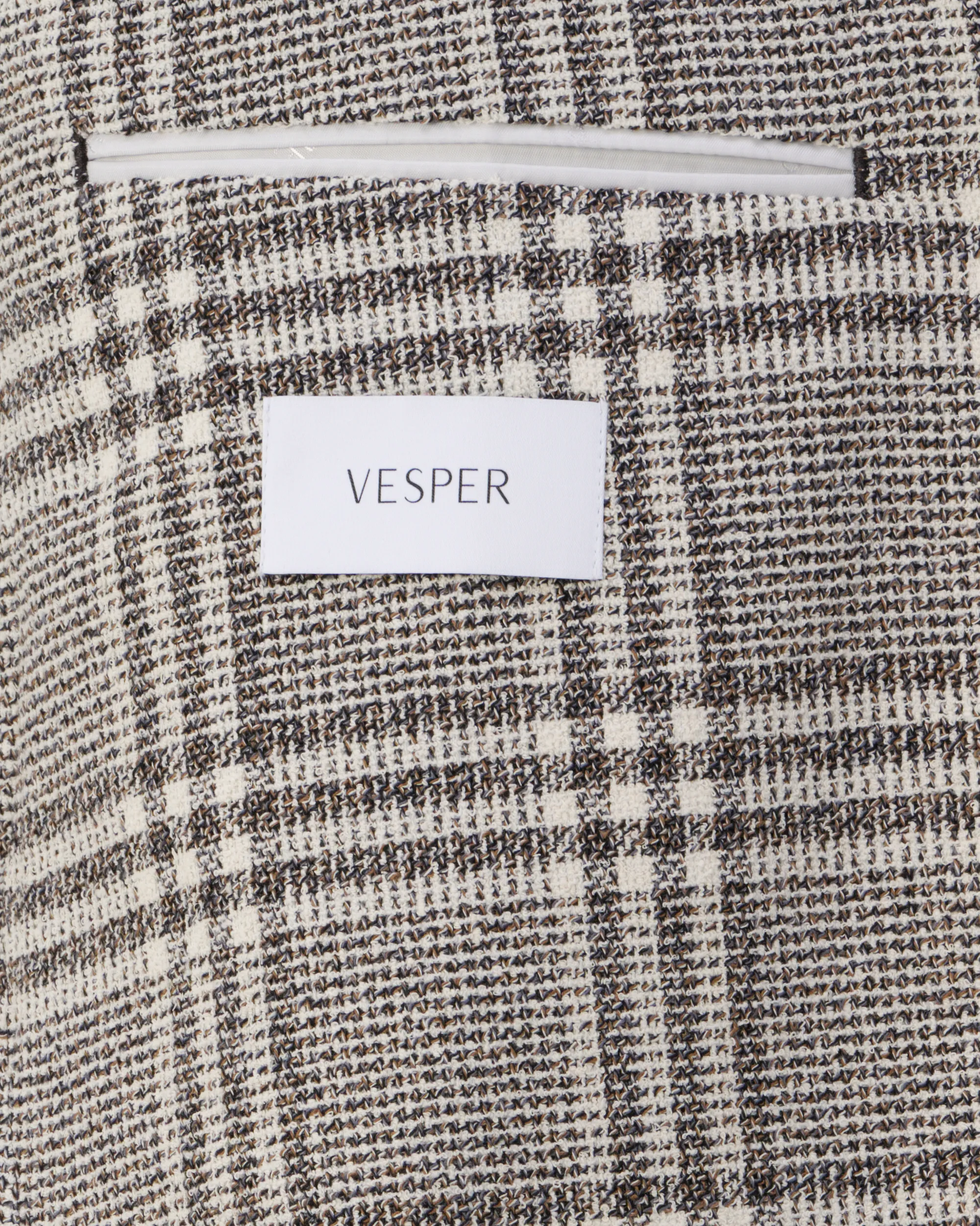 Vesper Sterling Colbert Bruin grote ruit 106758-002-46
