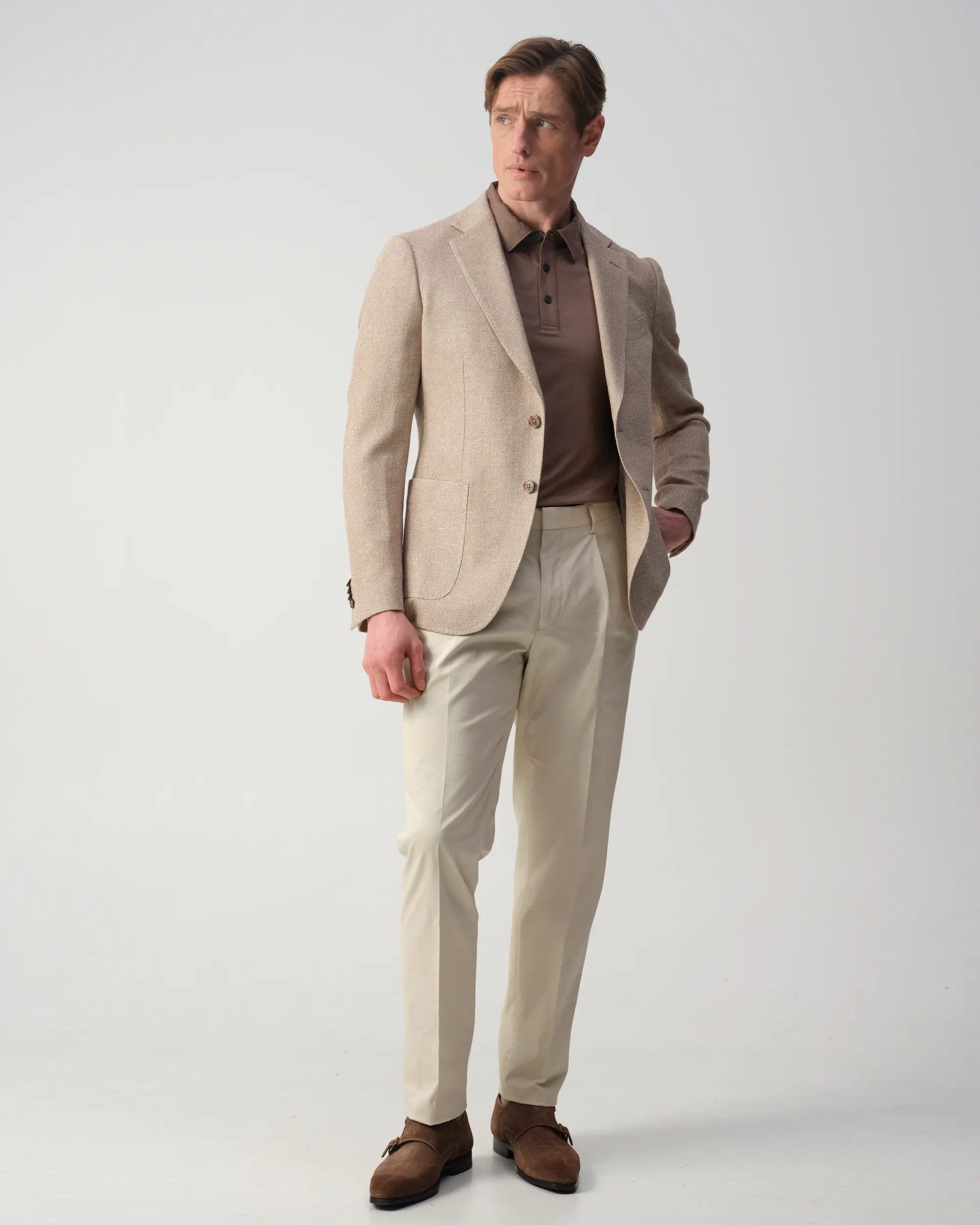 Vesper Sterling Colbert Lichtbruin uni 106759-001-46