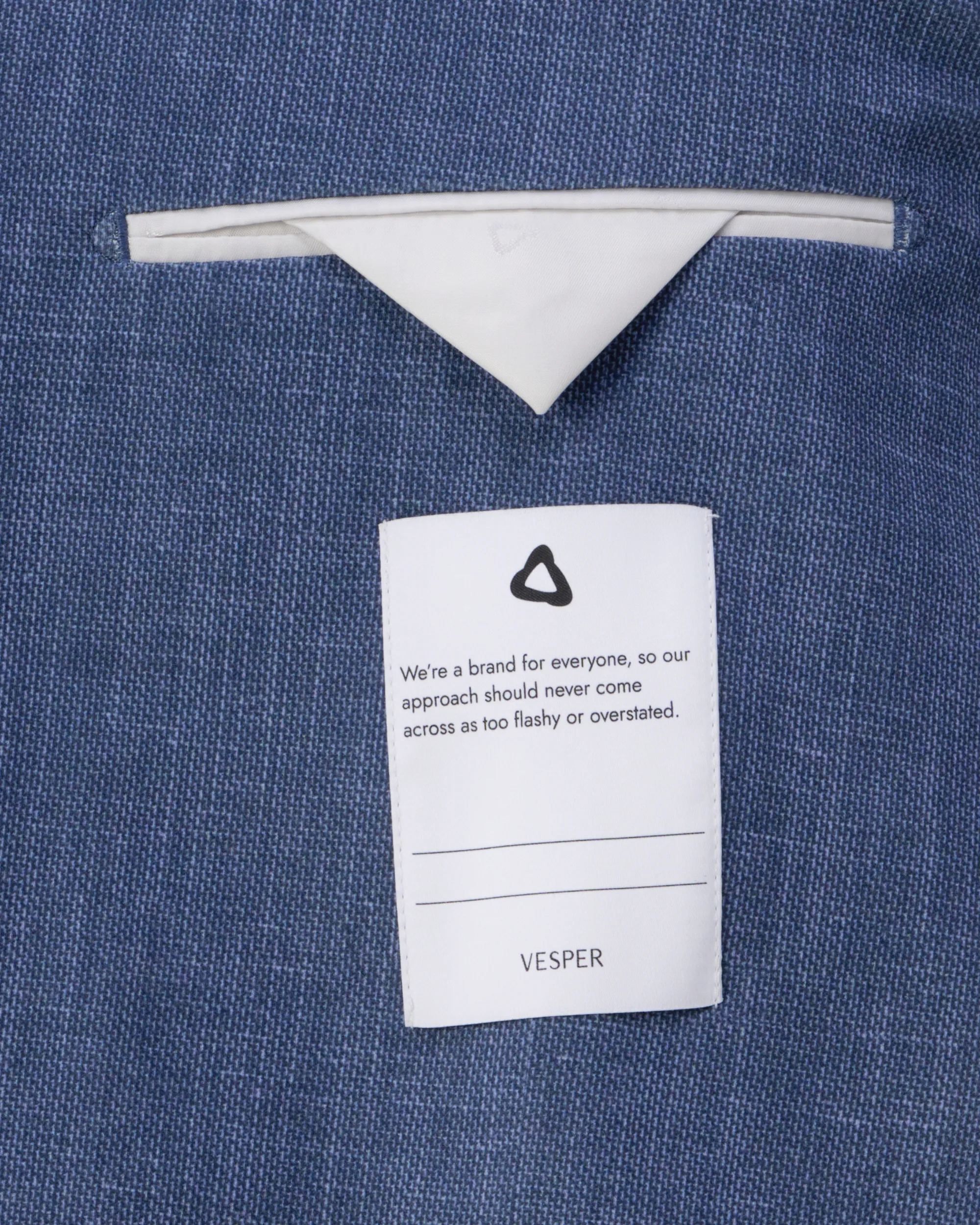 Vesper Sterling Colbert Blauw uni 106761-001-25