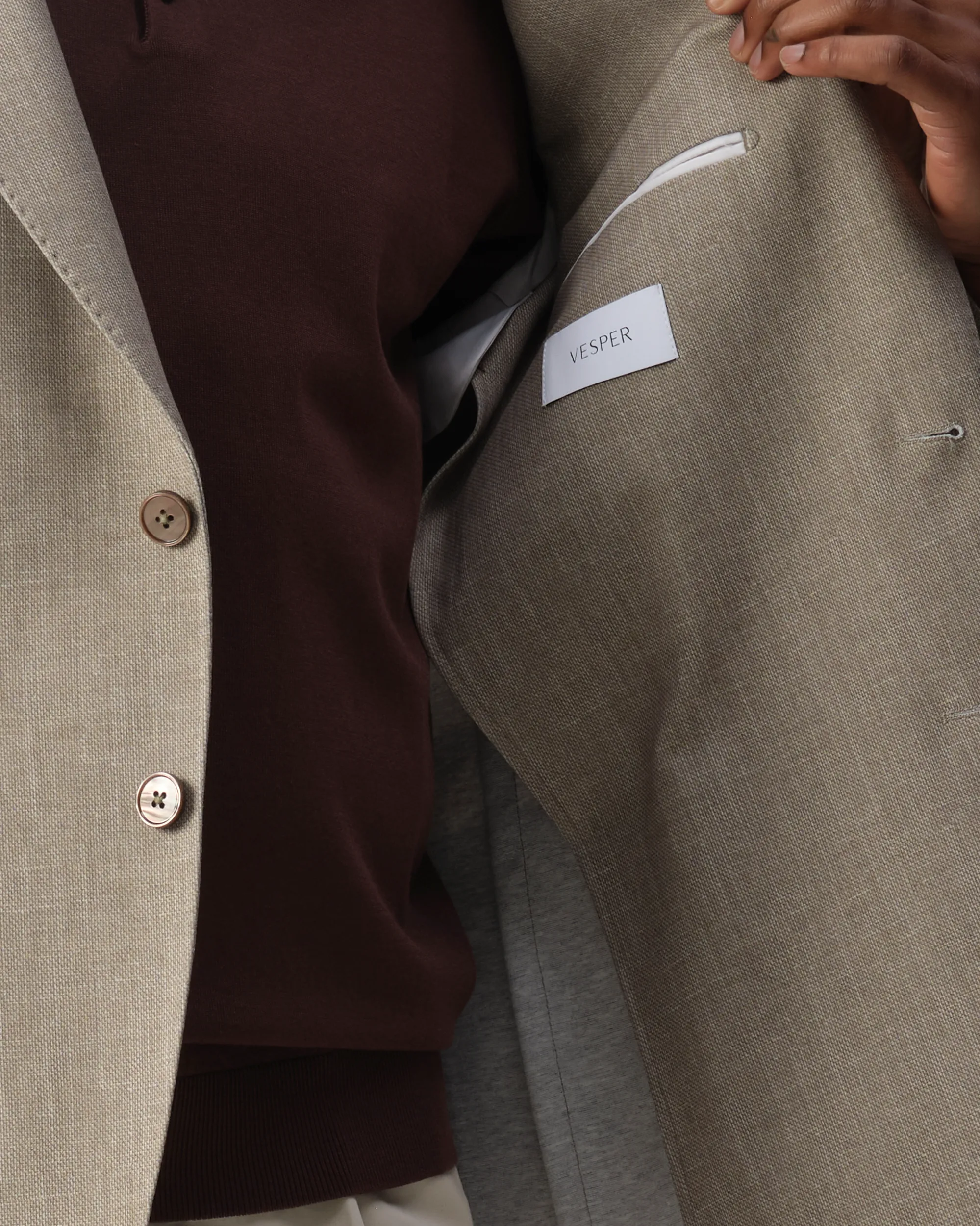 Vesper Sterling Colbert Groen uni 106761-002-25