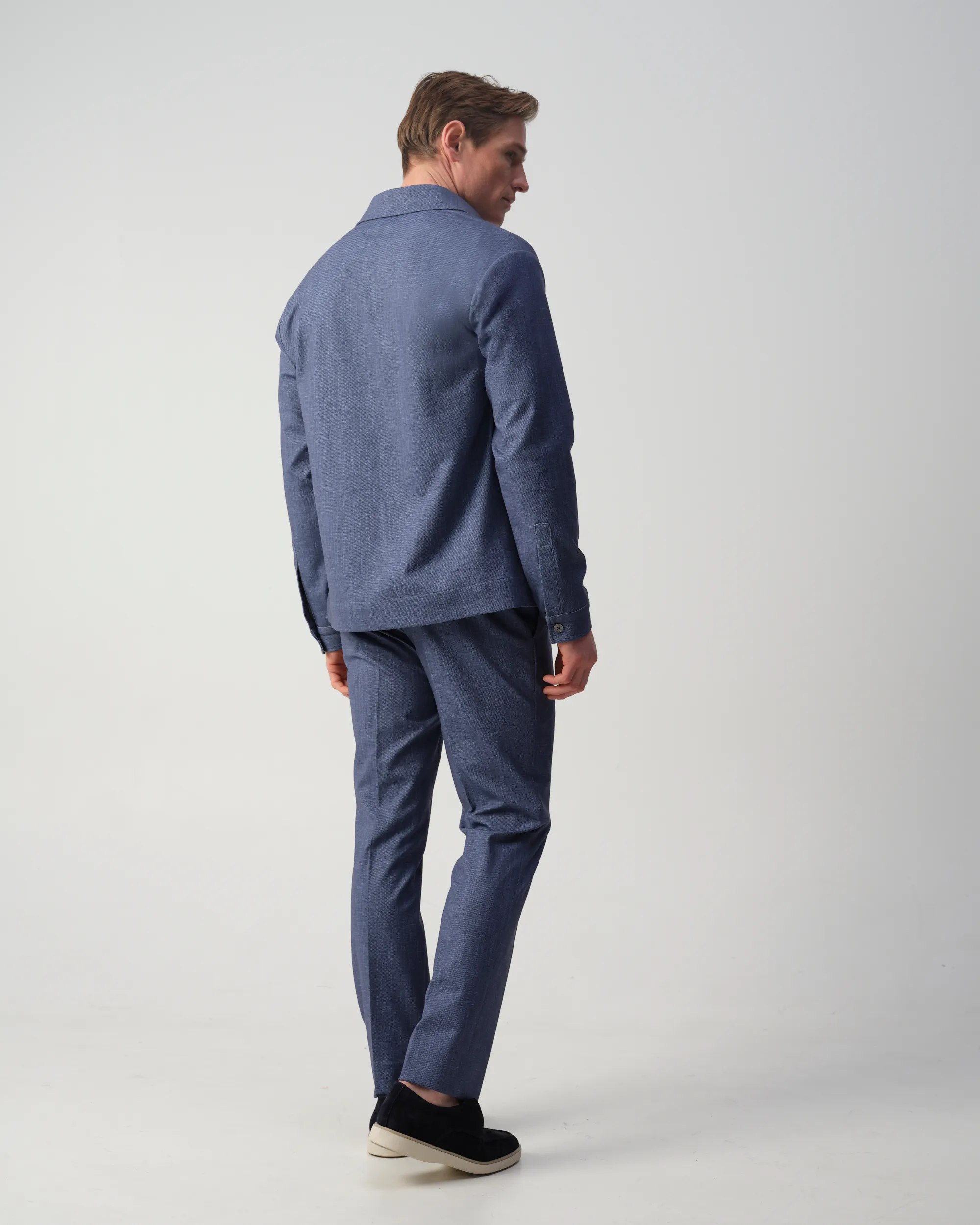 Vesper Pryce Overshirt Blauw uni 106762-001-46