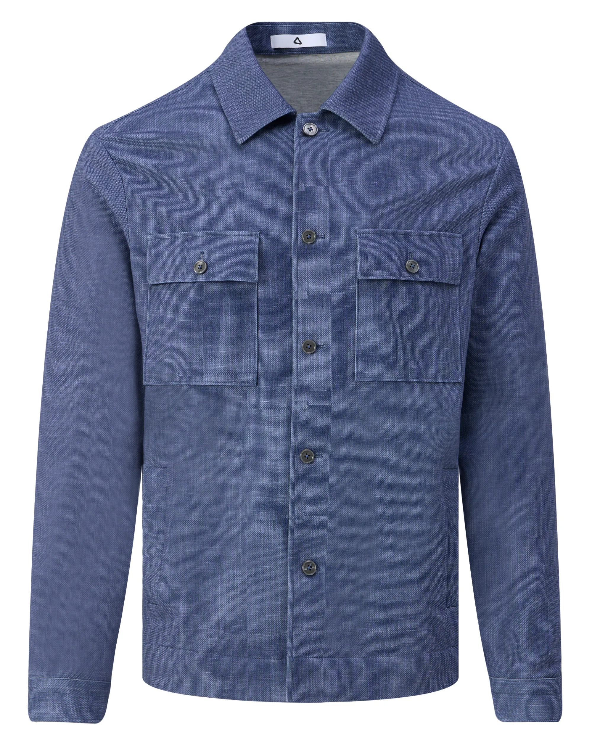 Vesper Pryce Overshirt Blauw uni 106762-001-46