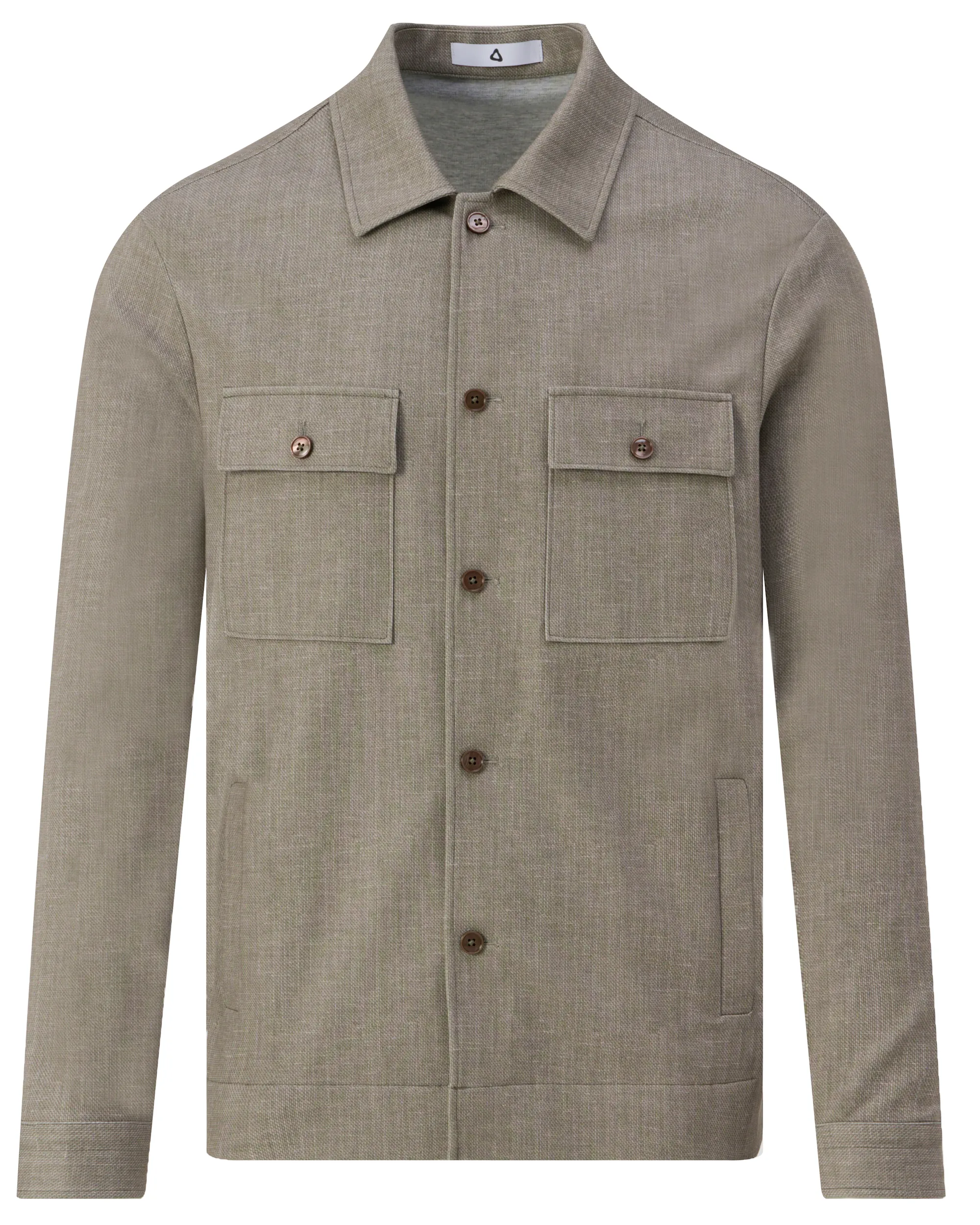 Vesper Pryce Overshirt Groen uni 106762-002-46